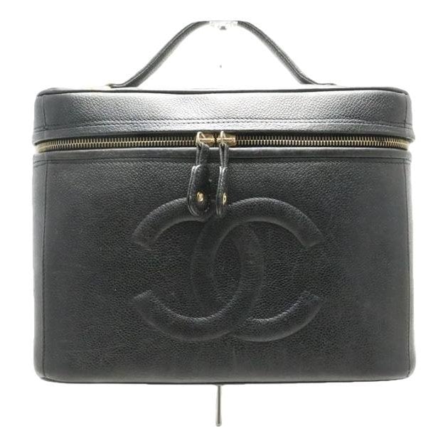Leather vanity case