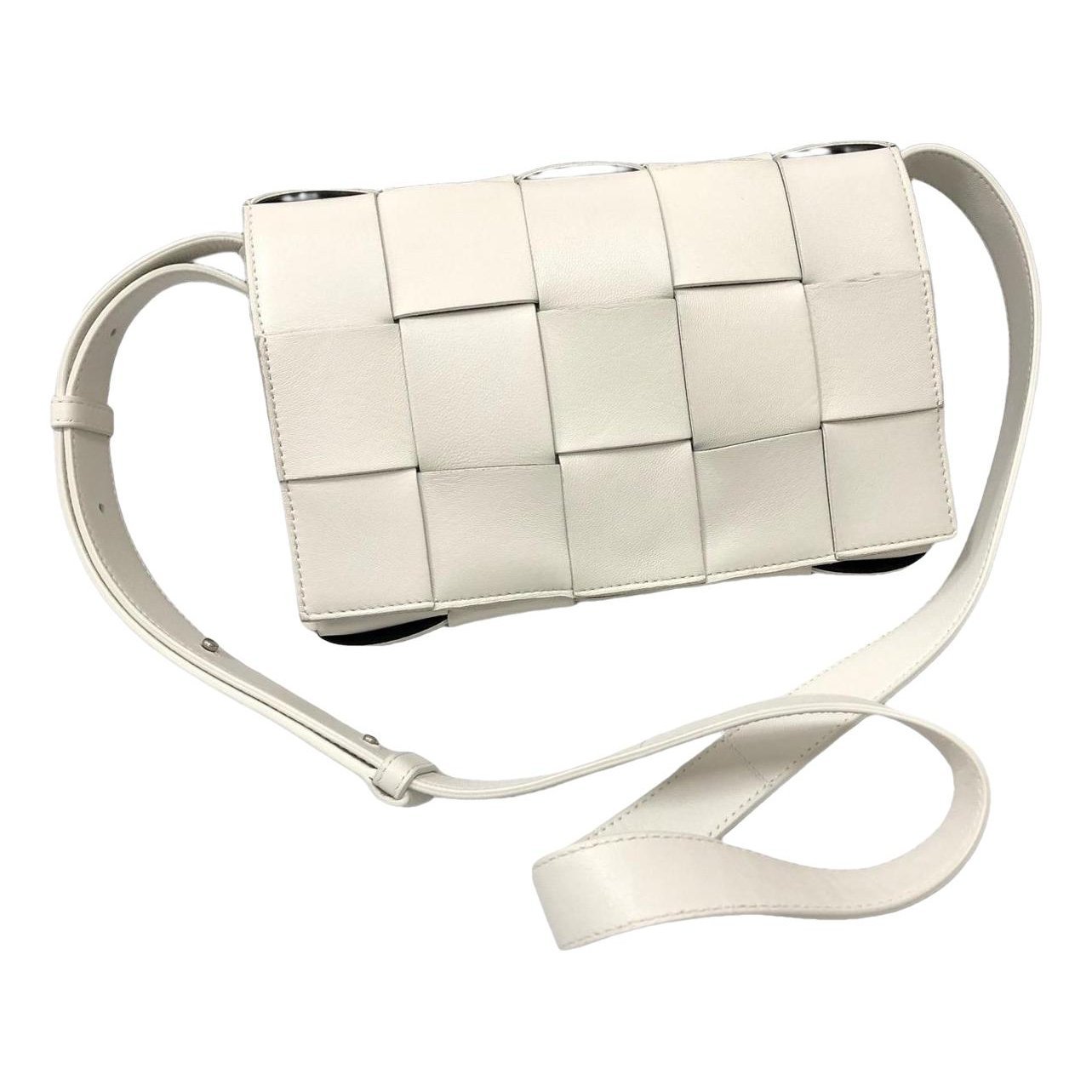 Cassette leather handbag