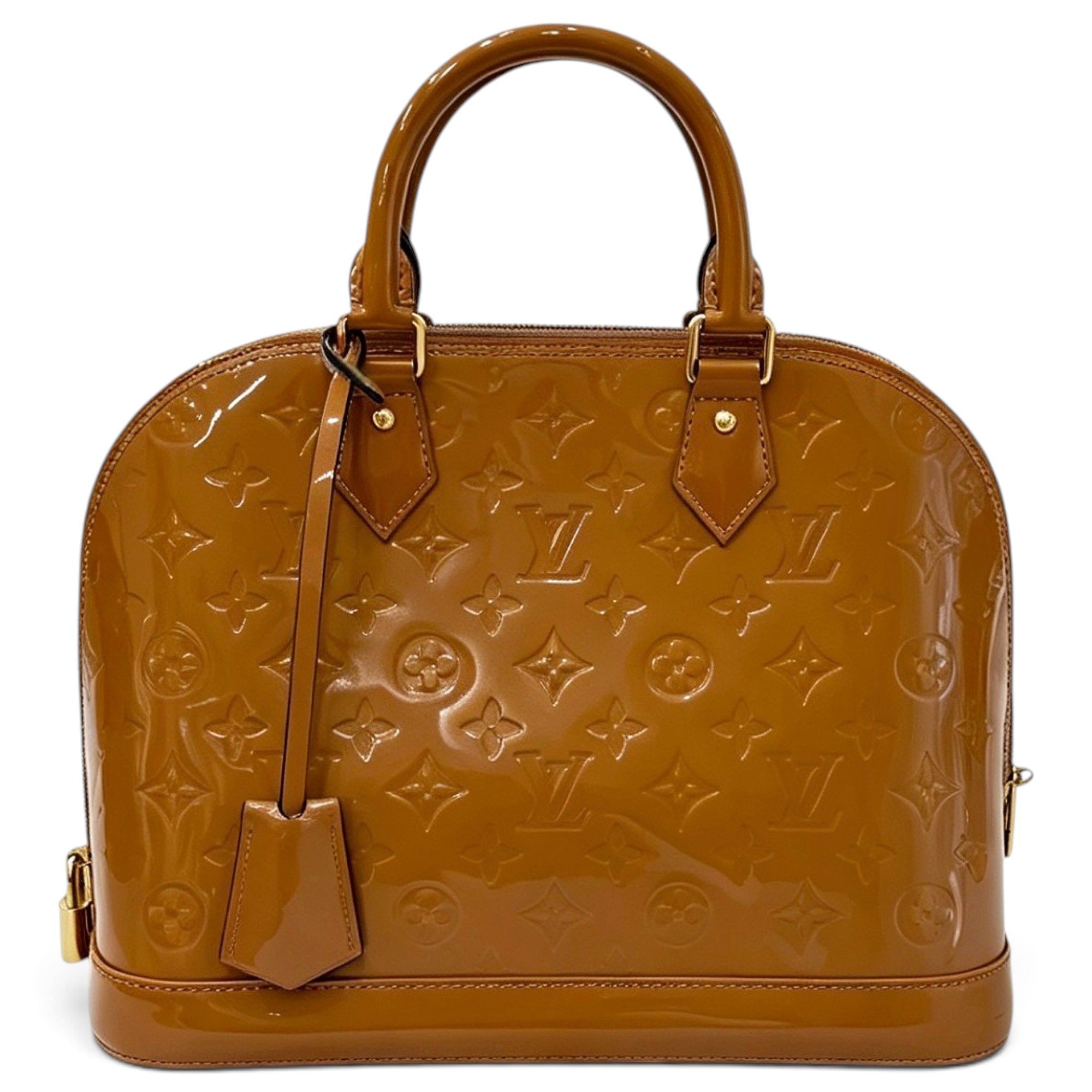 Alma patent leather handbag