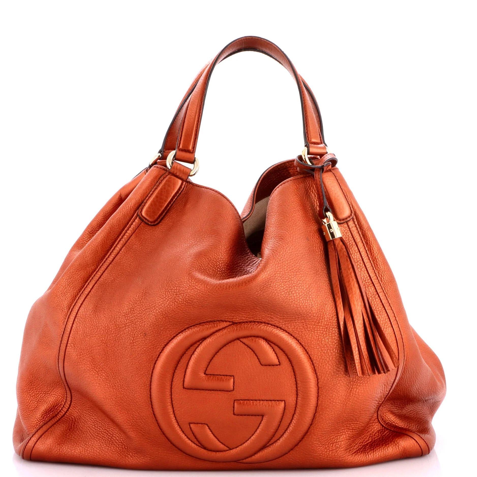 Leather handbag