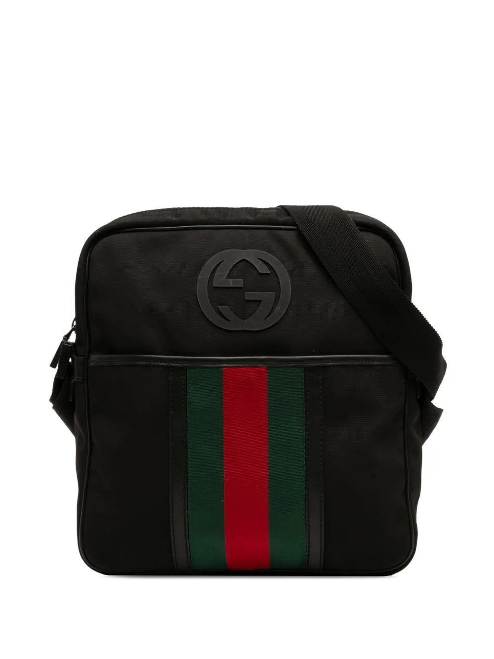 2016-2026 Nylon Interlocking G Web crossbody bag