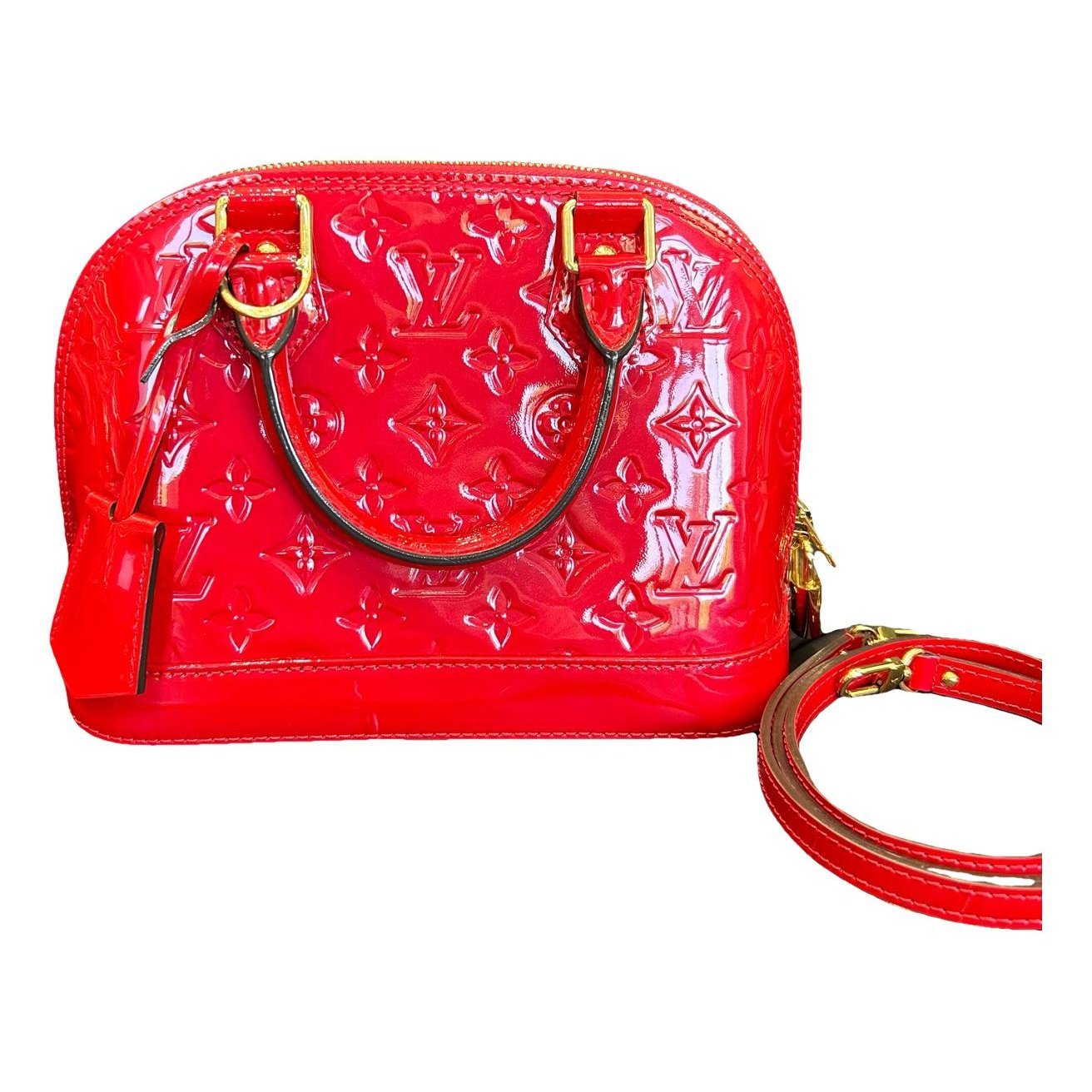 Alma BB patent leather handbag