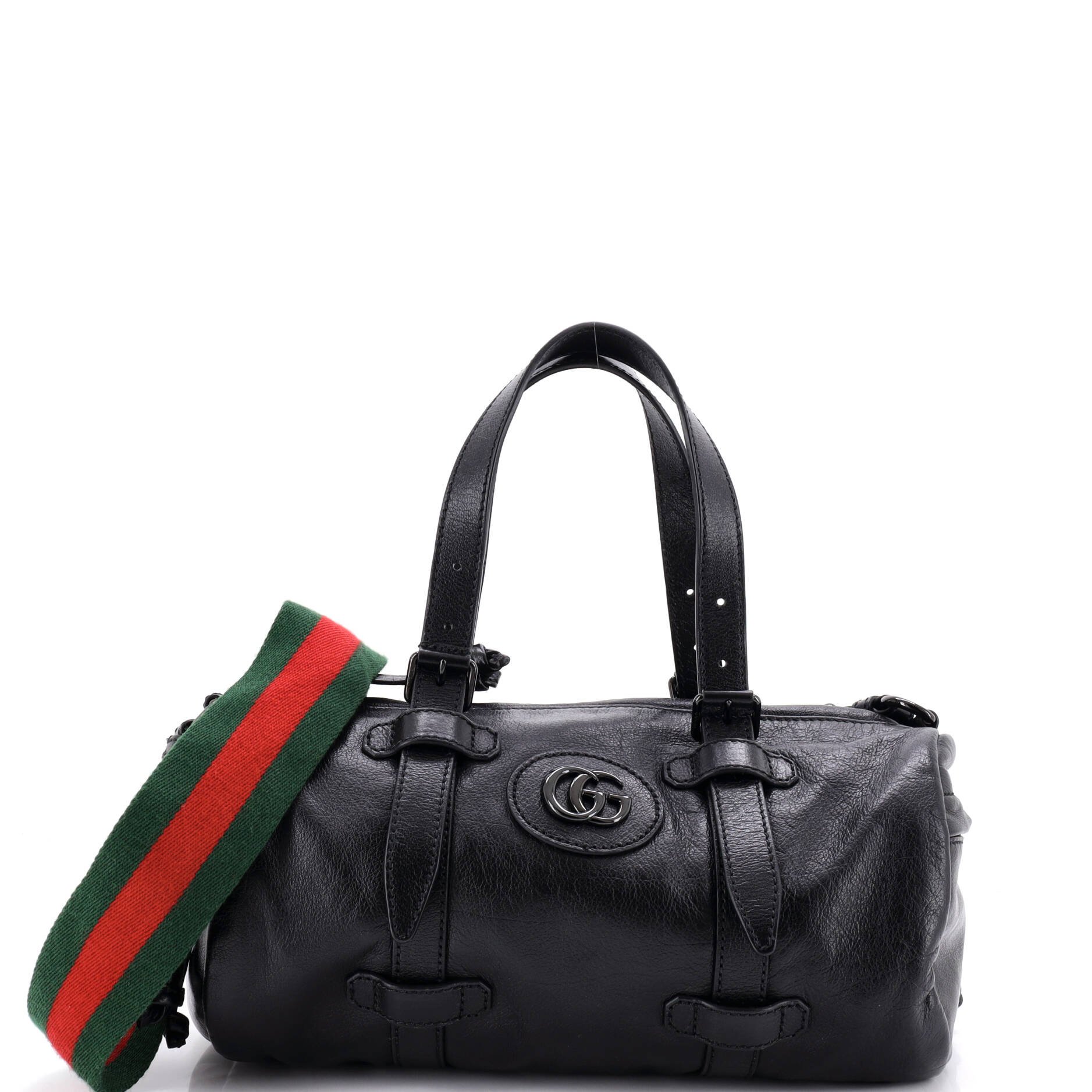 Tonal GG Belted Duffle Bag Leather Small