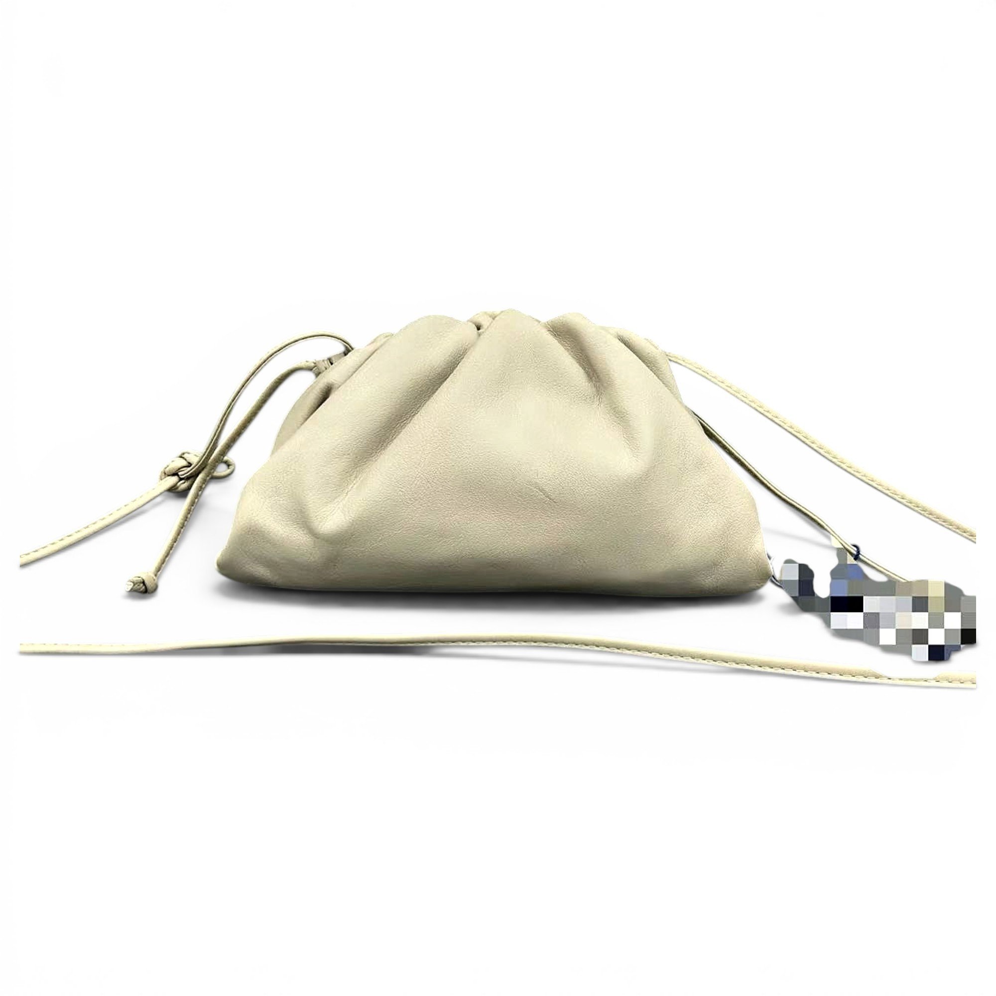 Pouch leather handbag