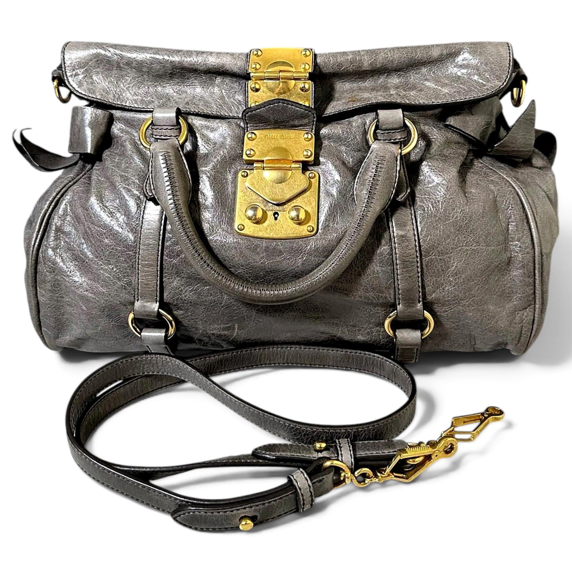 Leather crossbody bag