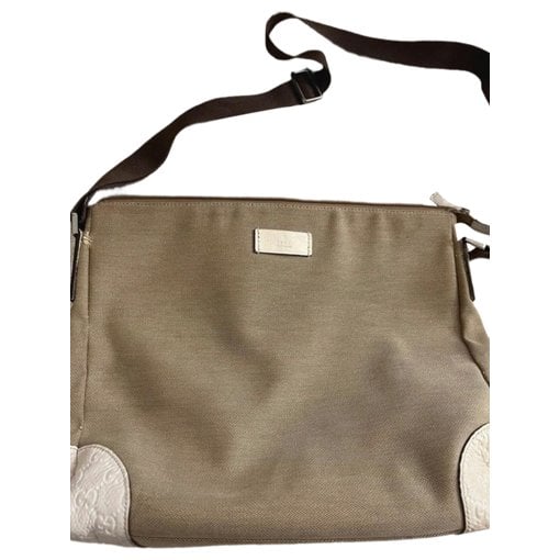 Linen crossbody bag