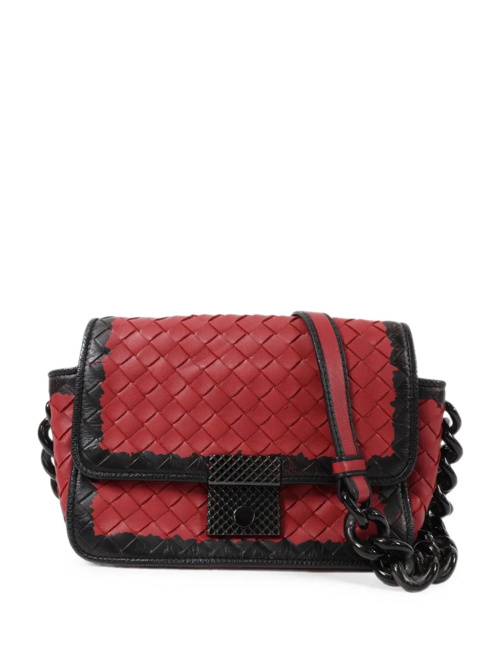 Intrecciato chain shoulder bag