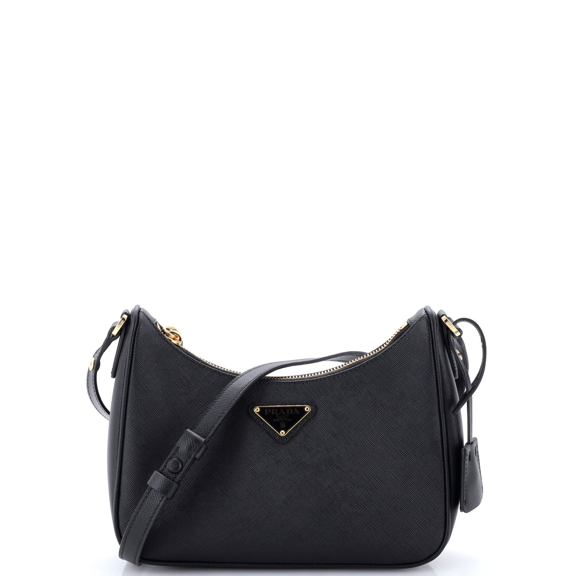 Re-Edition Hobo Saffiano Leather Mini