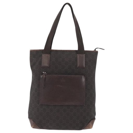 Leather tote