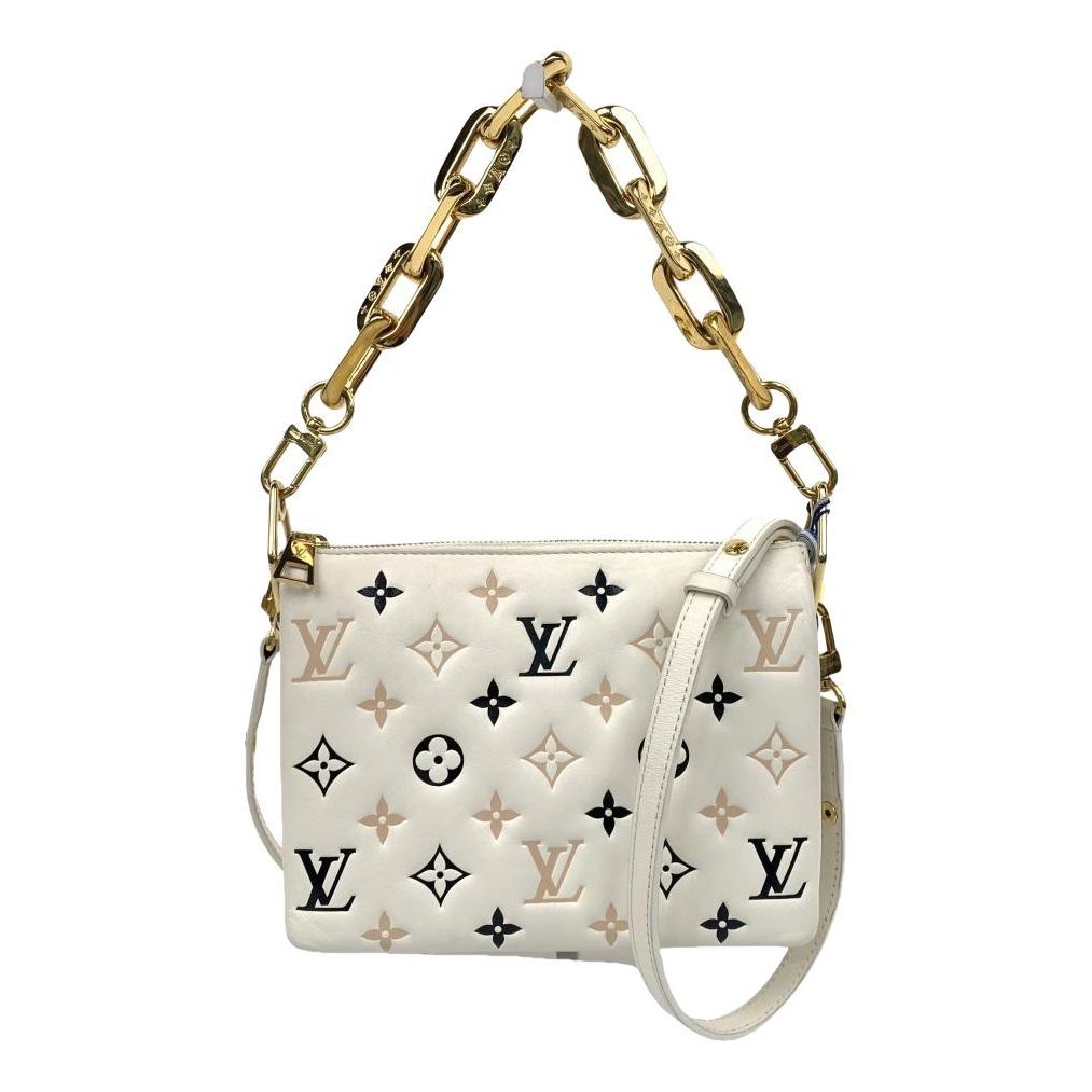 Coussin leather handbag