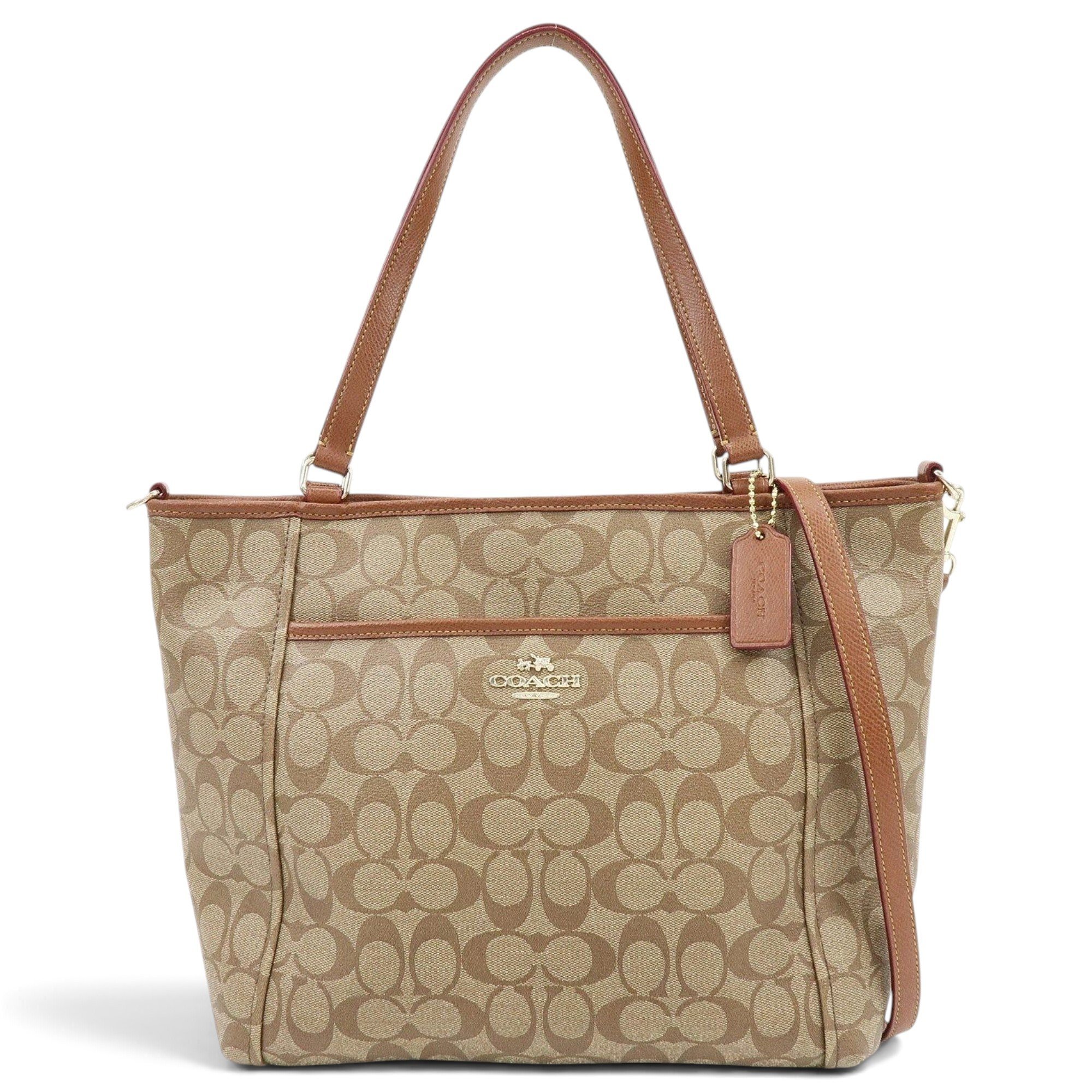Leather tote