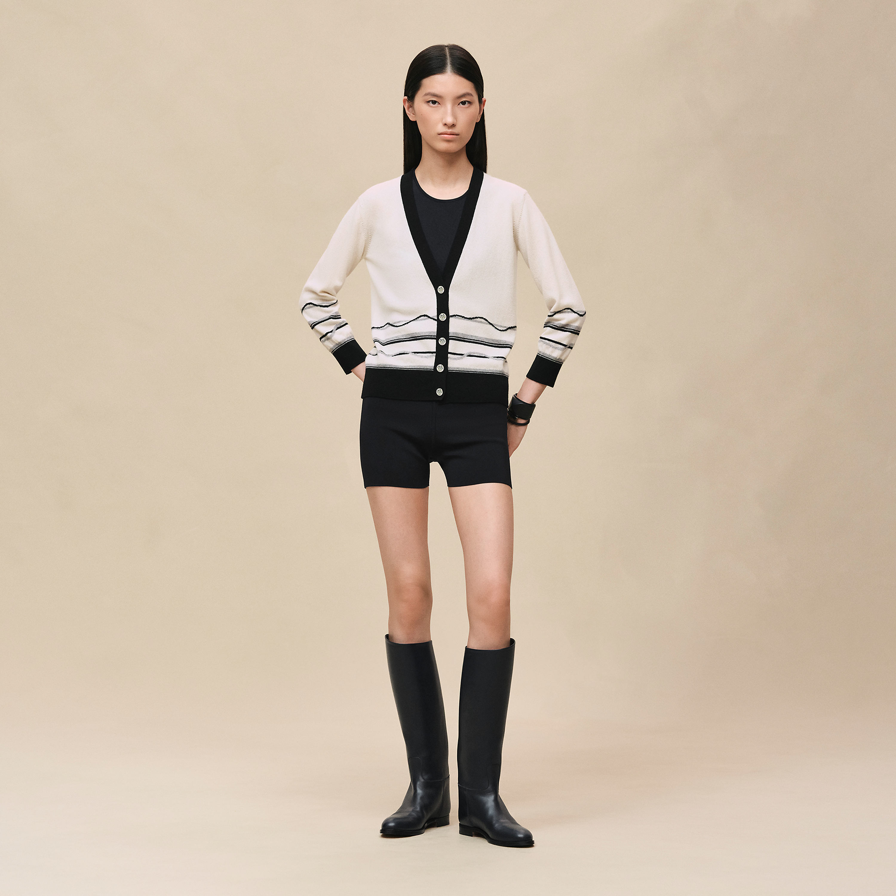 Cardigan manches longues