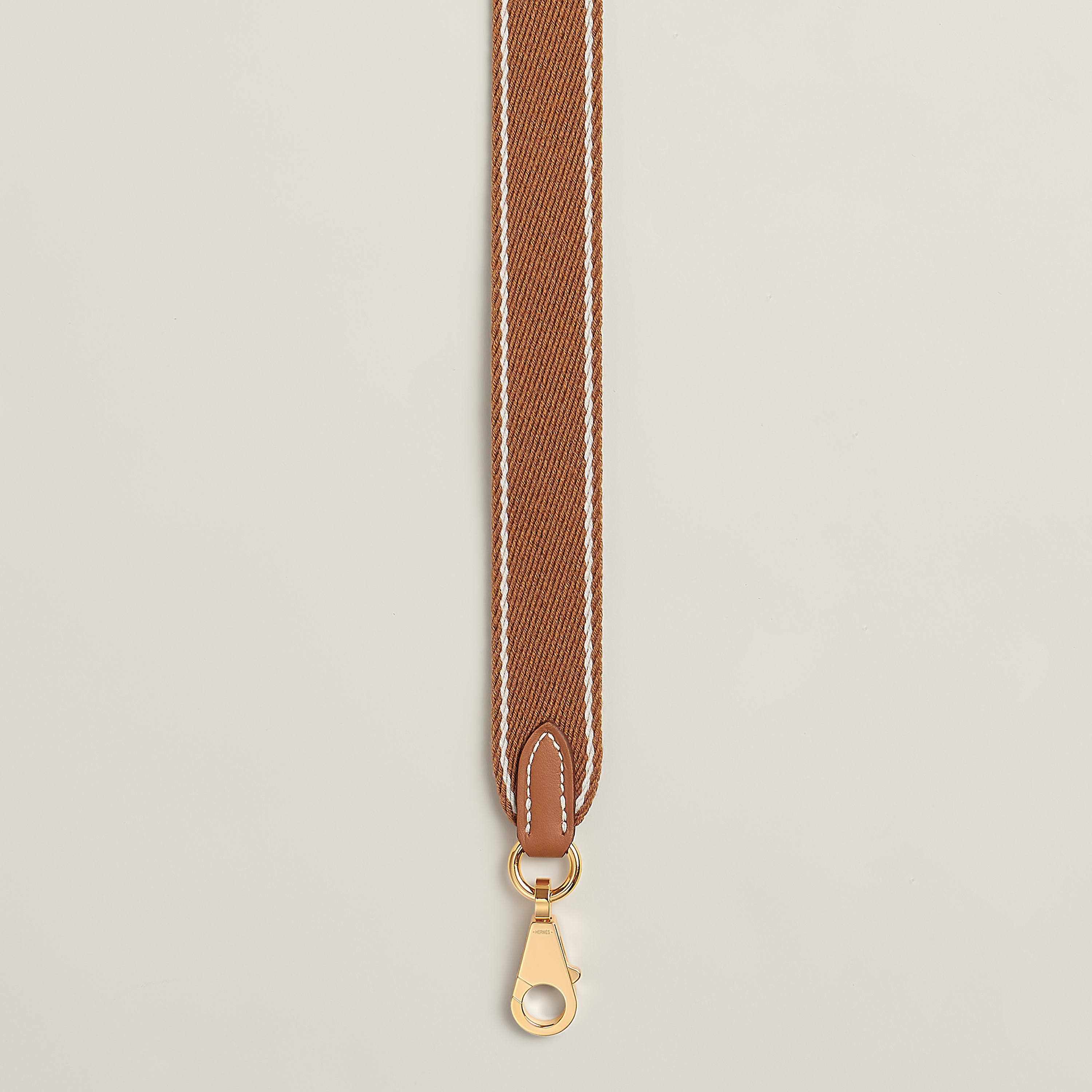 Sangle Wooly Sellier bicolor bag strap