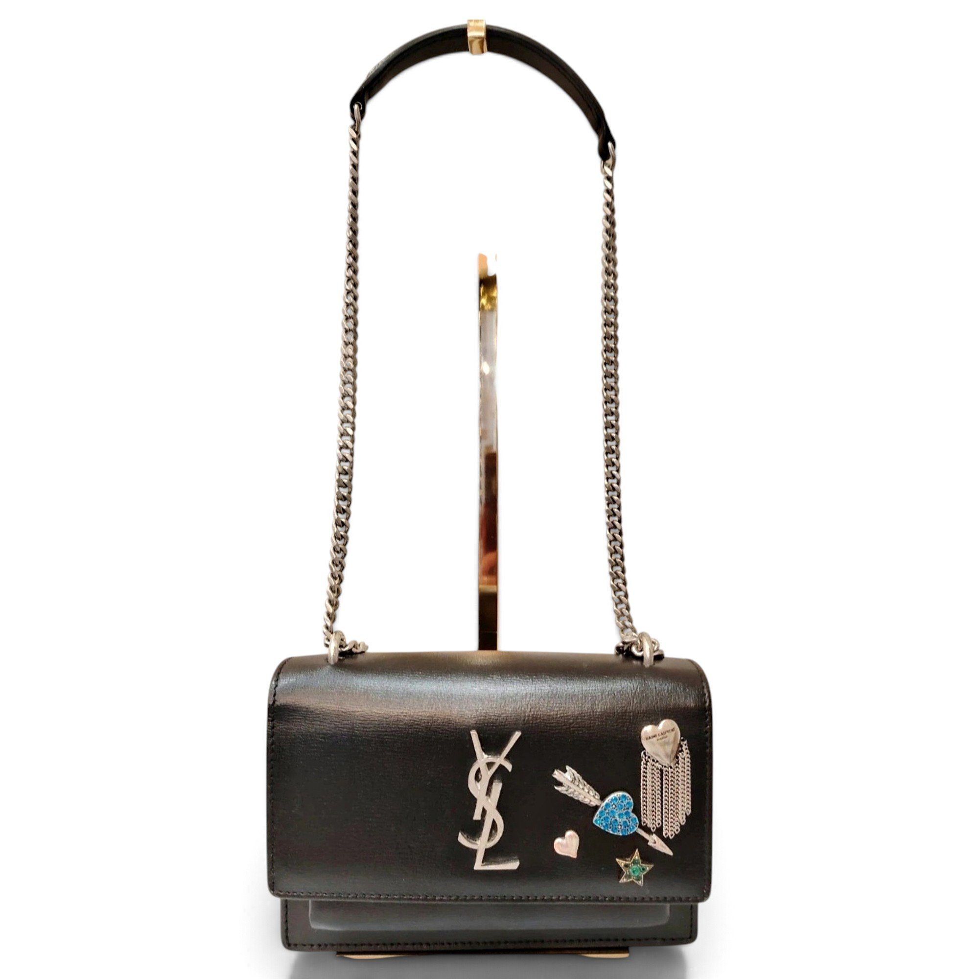 Sunset leather crossbody bag