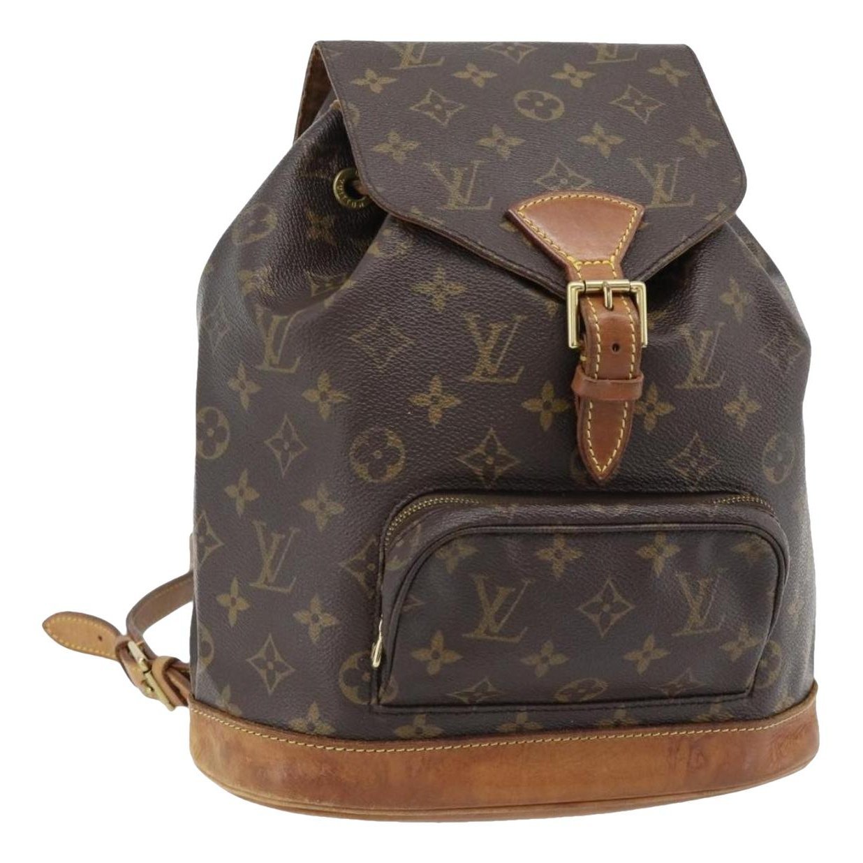 Montsouris leather backpack