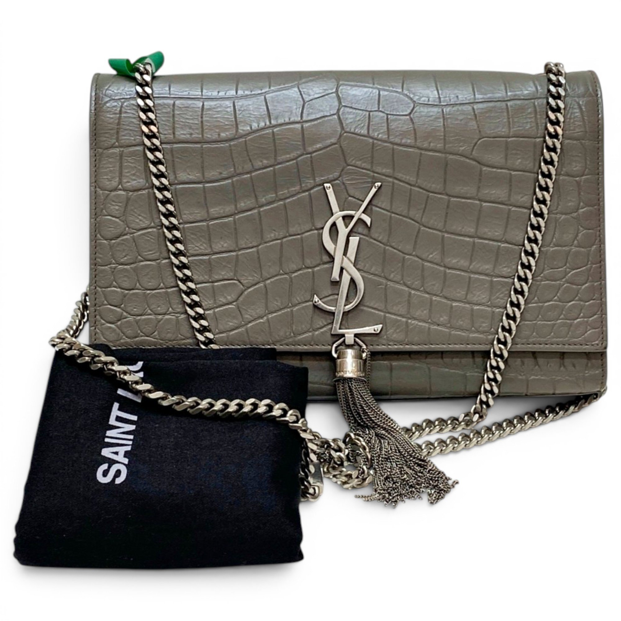 Pompom Kate leather crossbody bag