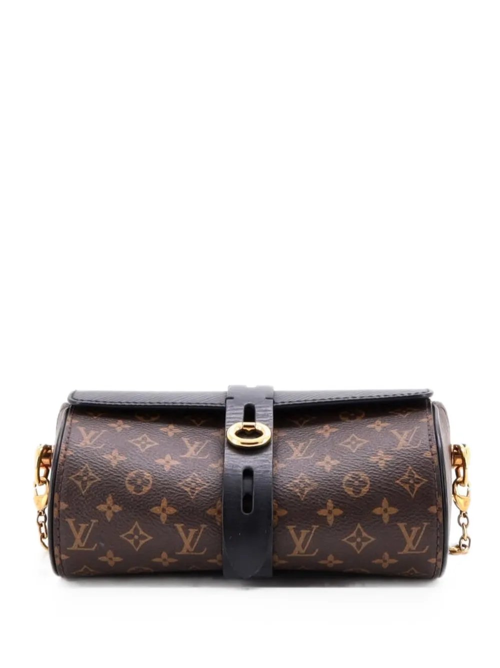 Glasses Case Handbag Monogram Canvas and Epi Leather clutch bag