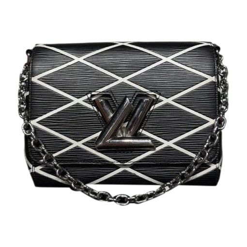 Twist leather handbag