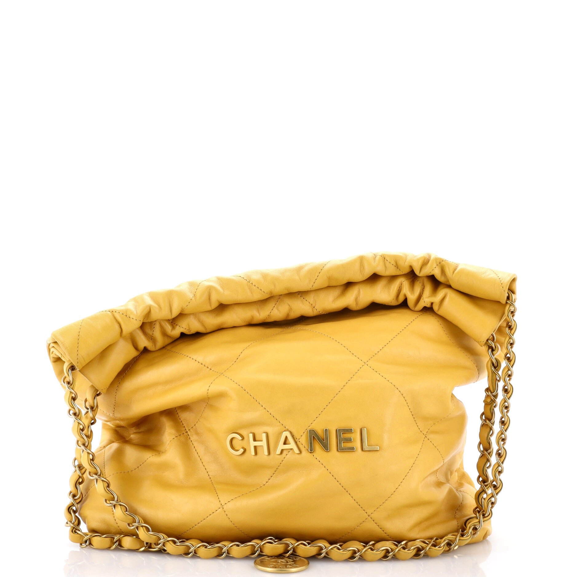 22 Chain Hobo Quilted Calfskin Small