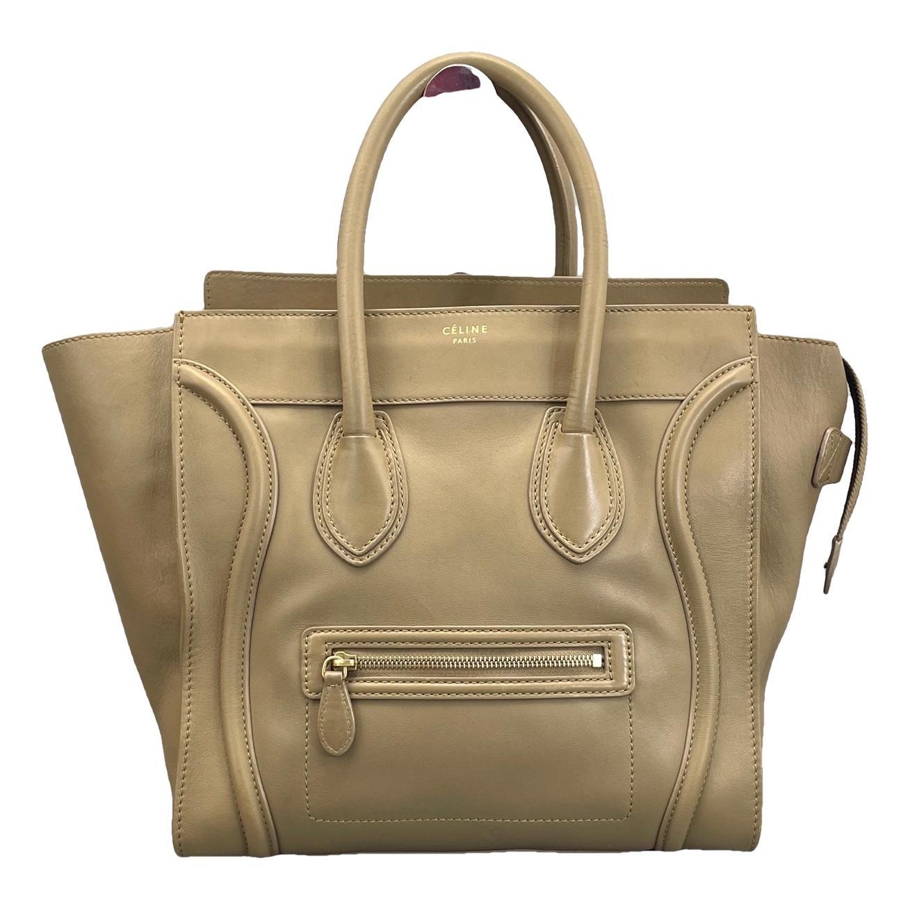Luggage leather handbag