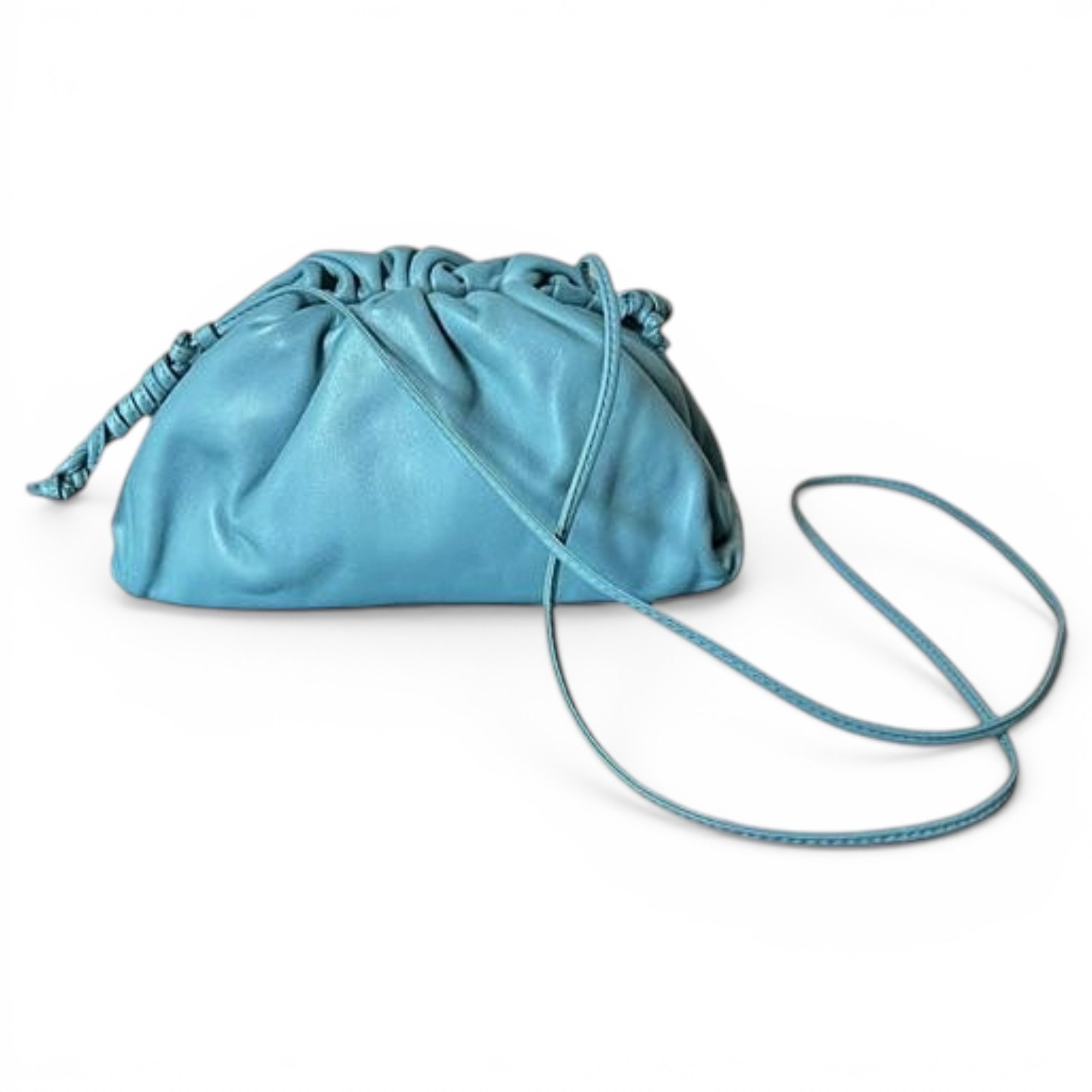 Pouch leather crossbody bag