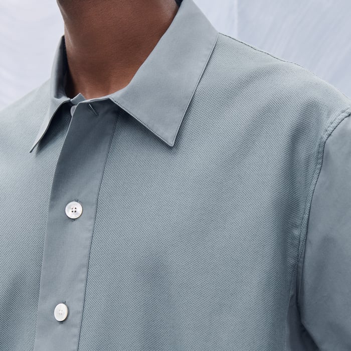 Eucalyptus Short-sleeve Polo Shirt