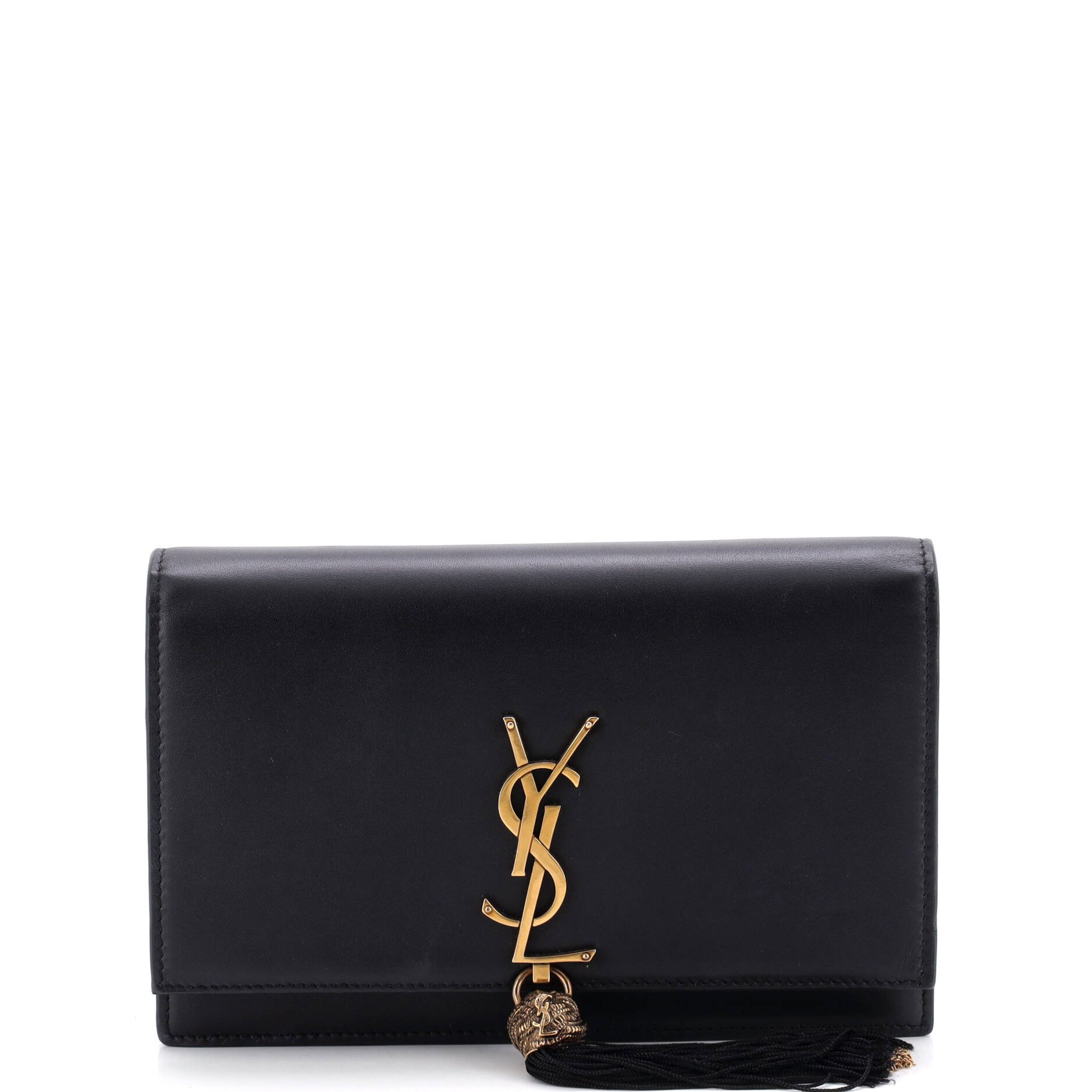 Classic Monogram Tassel Wallet on Strap Leather
