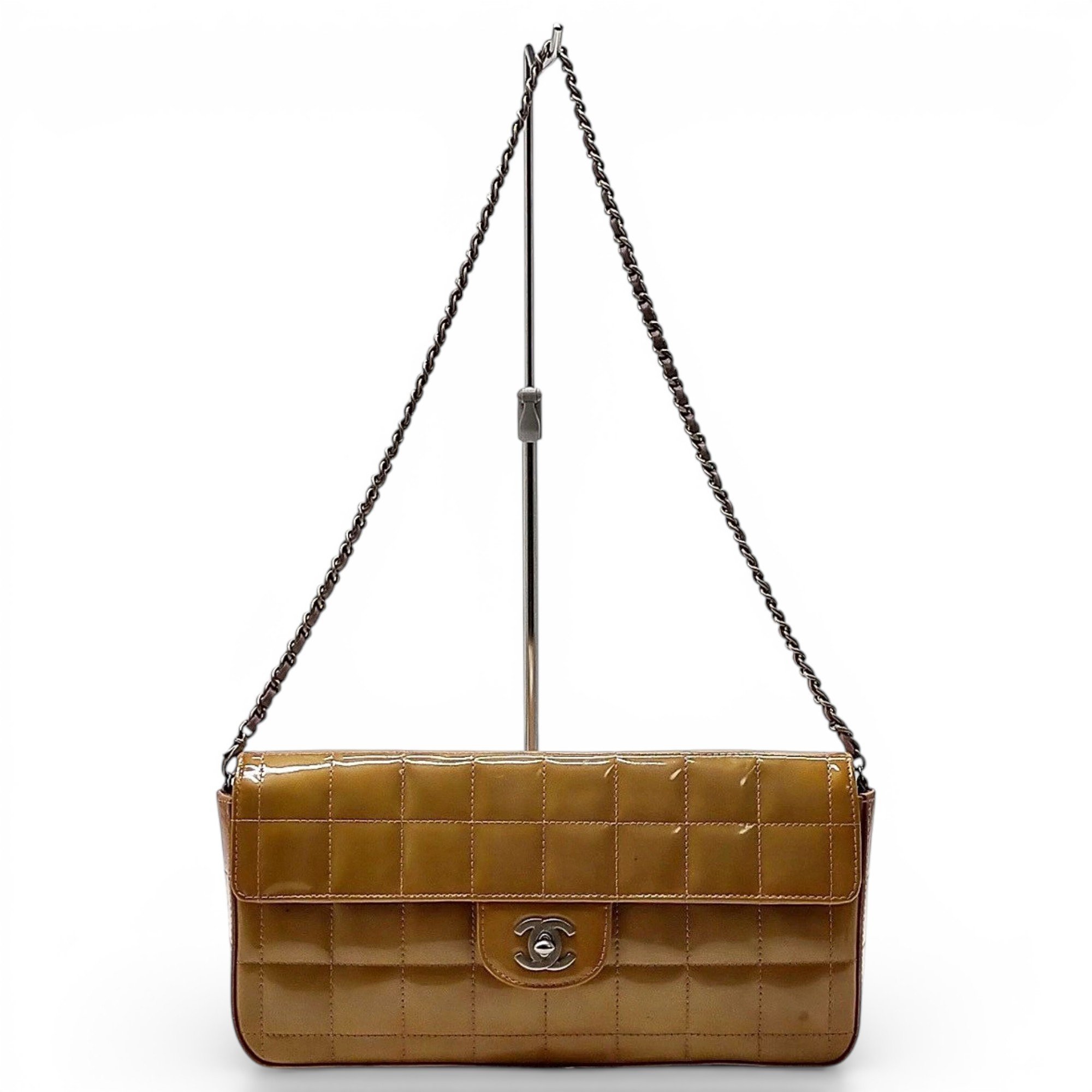 East West Chocolate Bar leather handbag