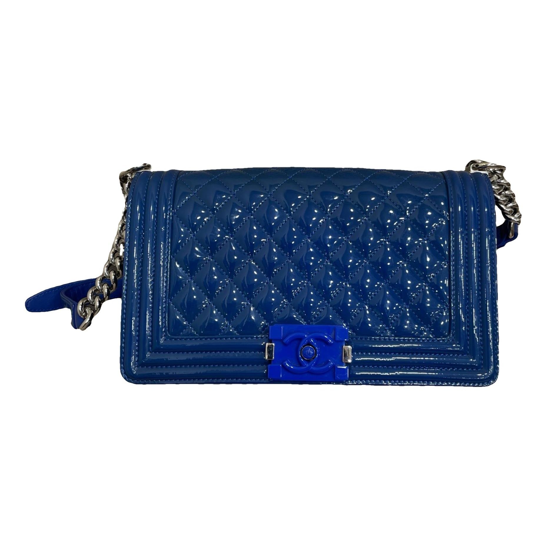 Boy patent leather handbag