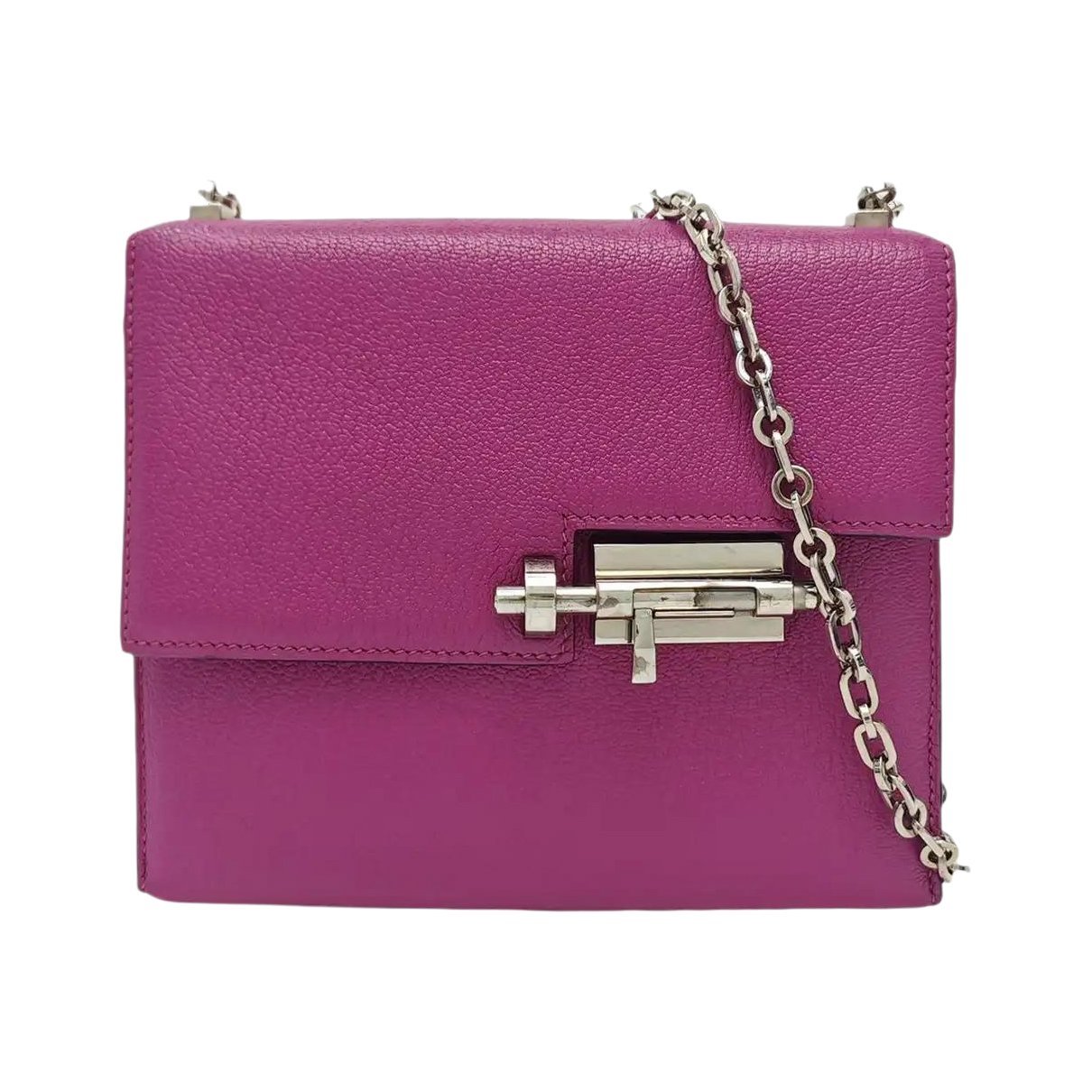 Verrou leather handbag