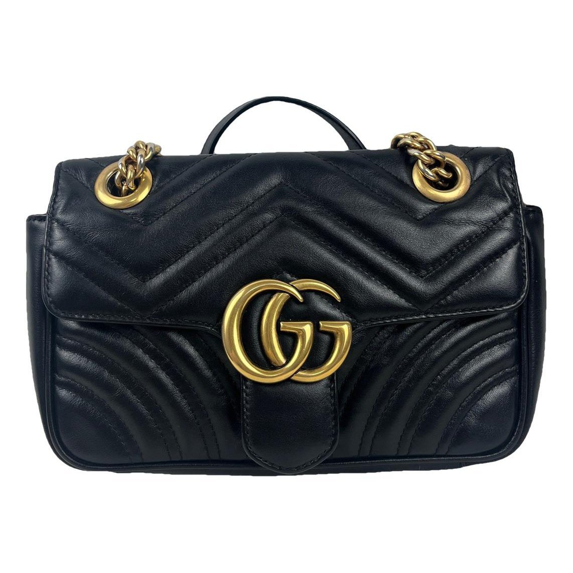 GG Marmont Flap leather crossbody bag