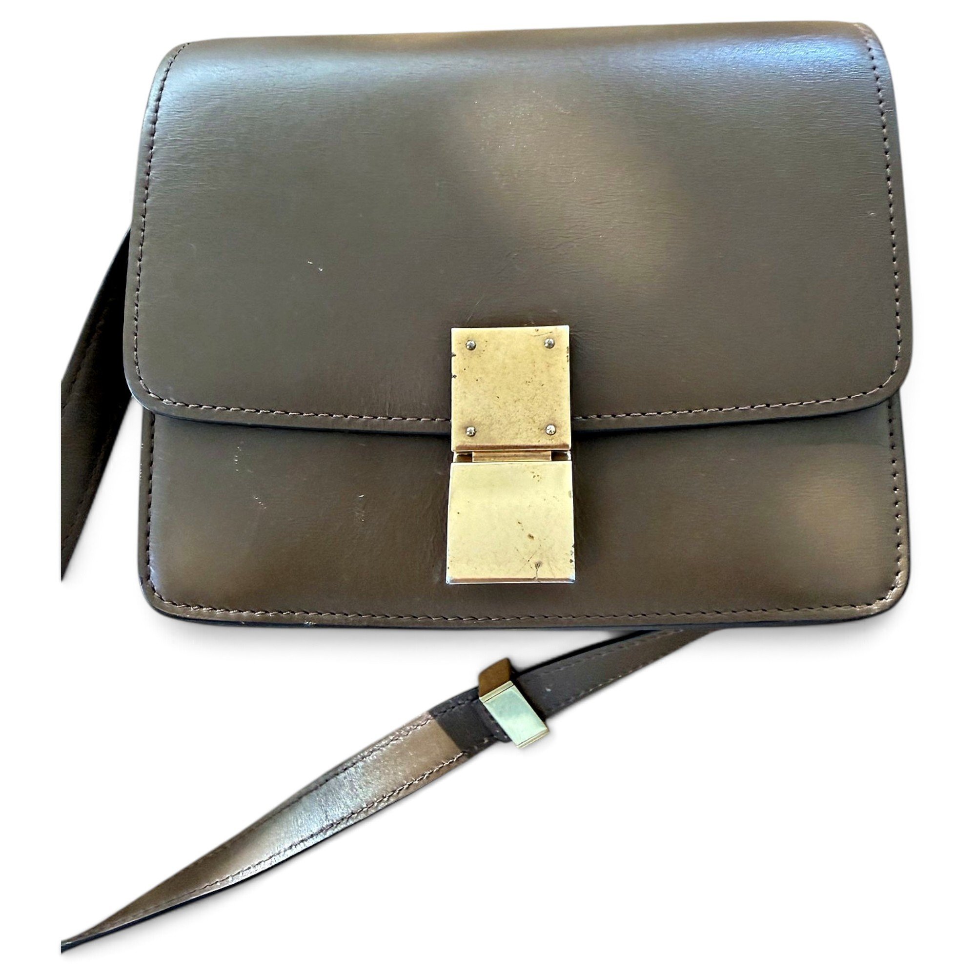 Classic leather handbag