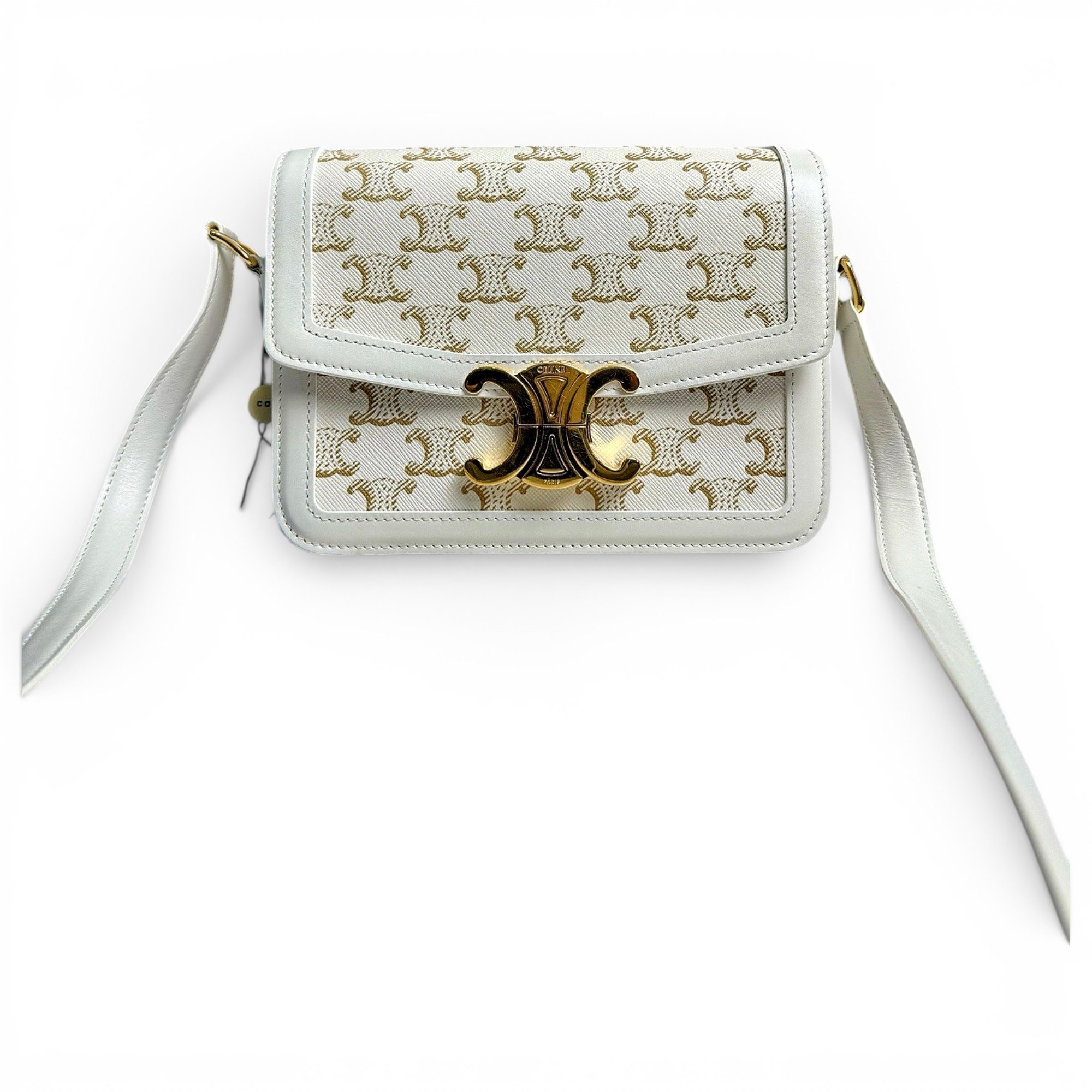 Triomphe leather handbag