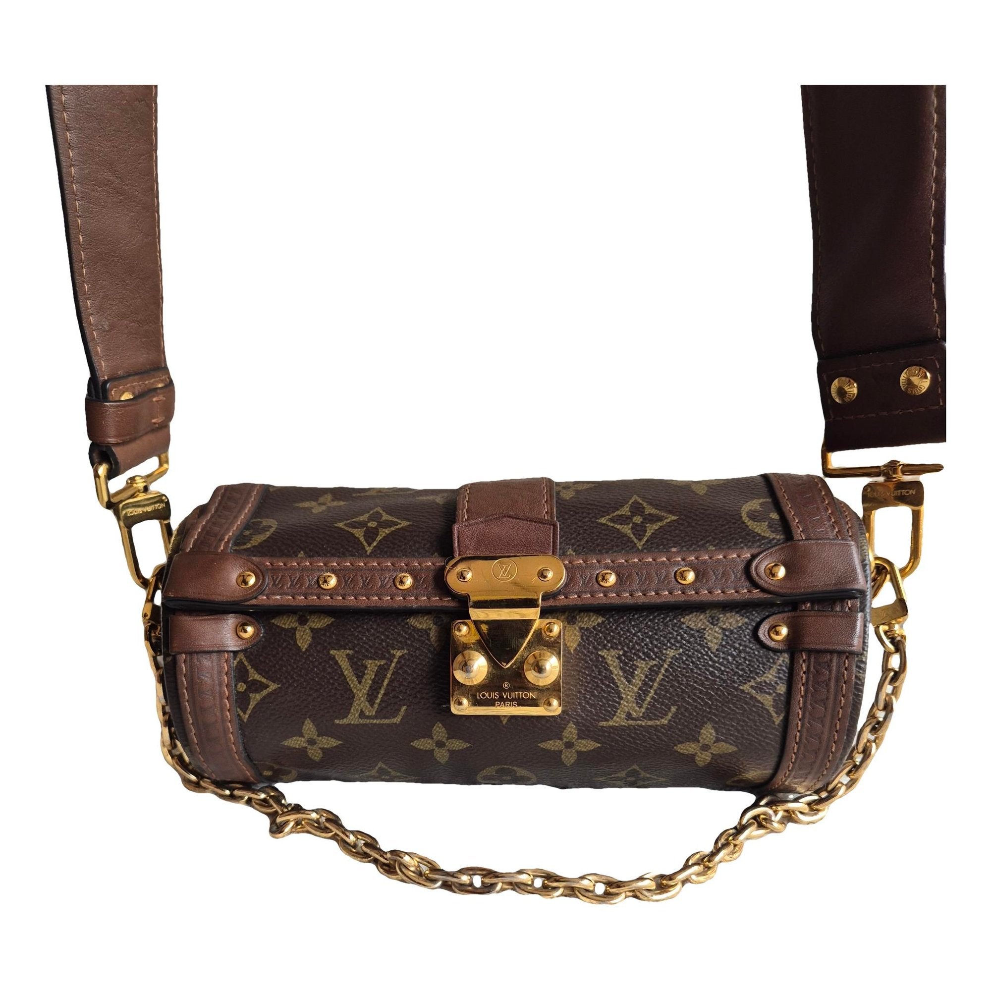 Papillon Trunk leather handbag