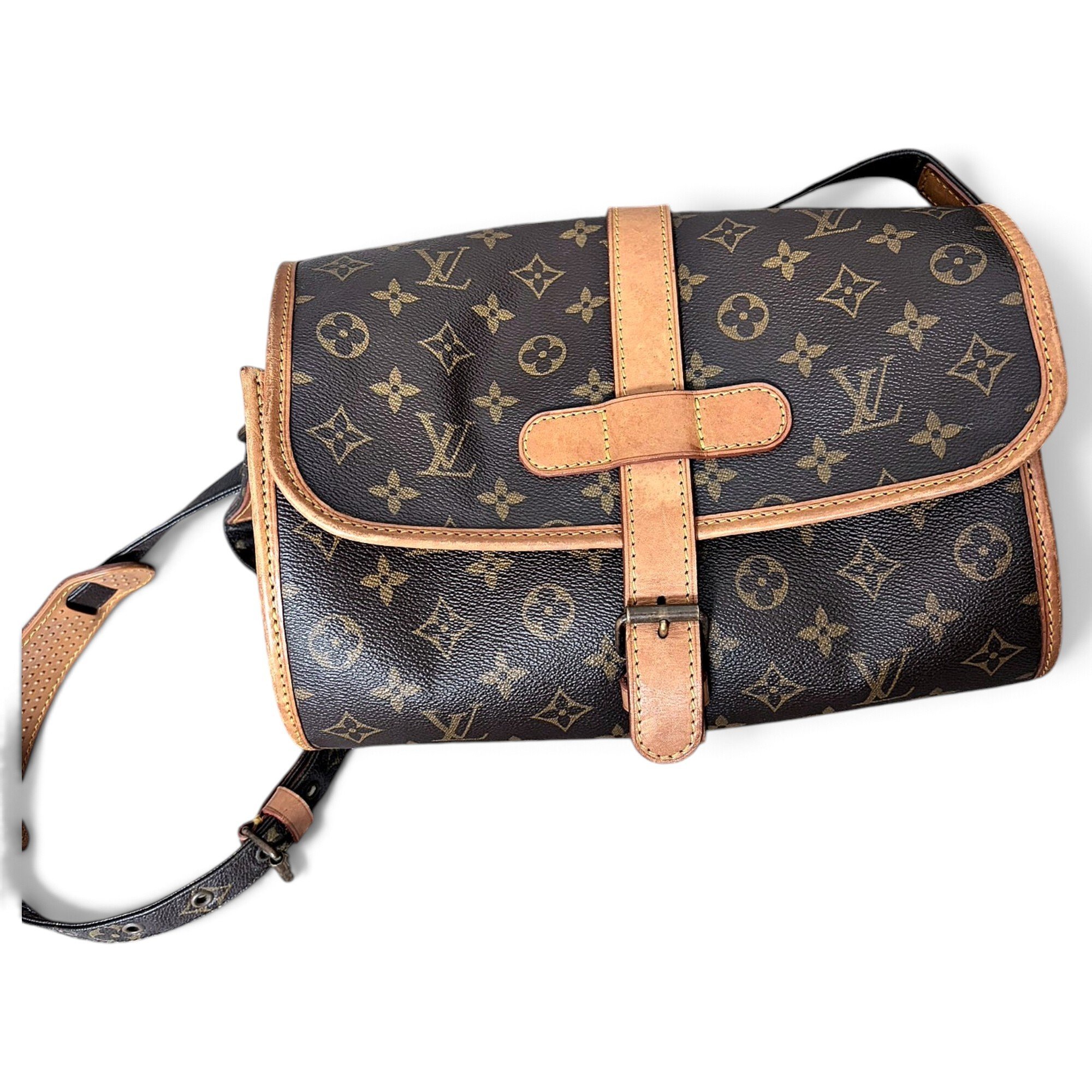 Leather backpack