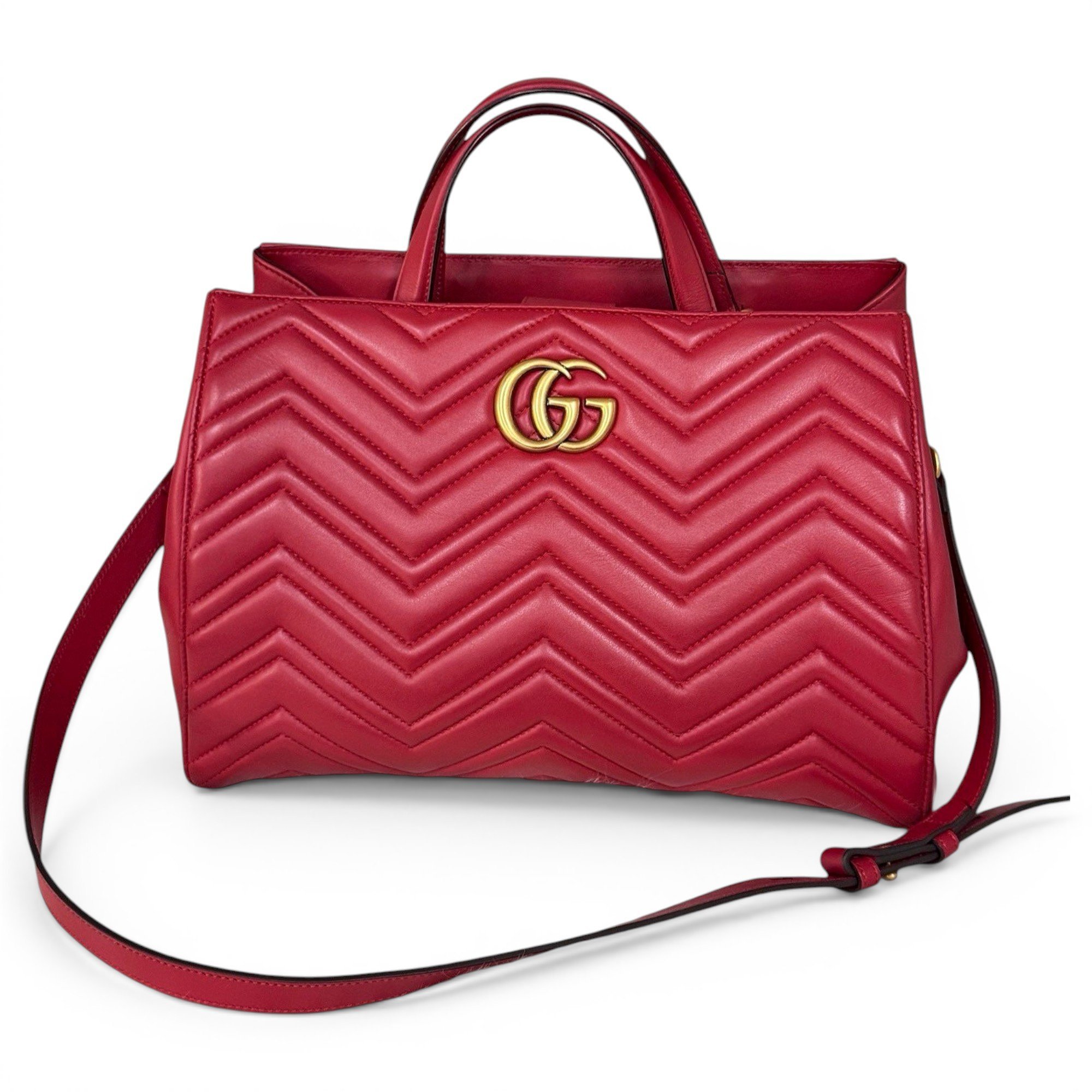 GG Marmont Shopping leather handbag