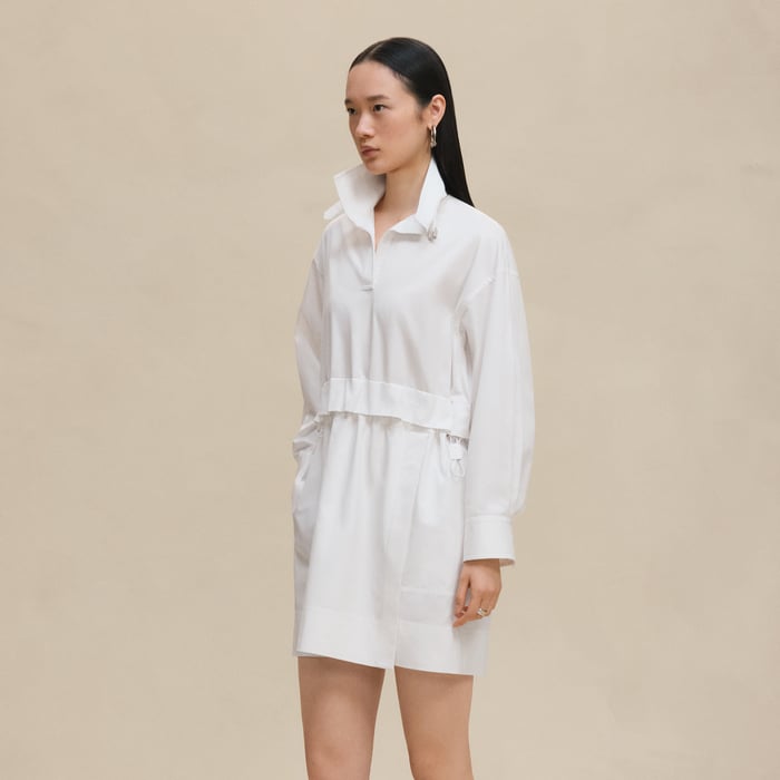 Blanc Short Polo Dress