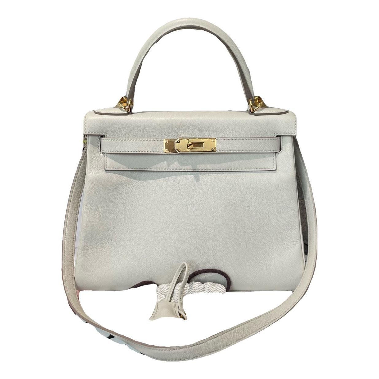 Kelly 25 leather handbag