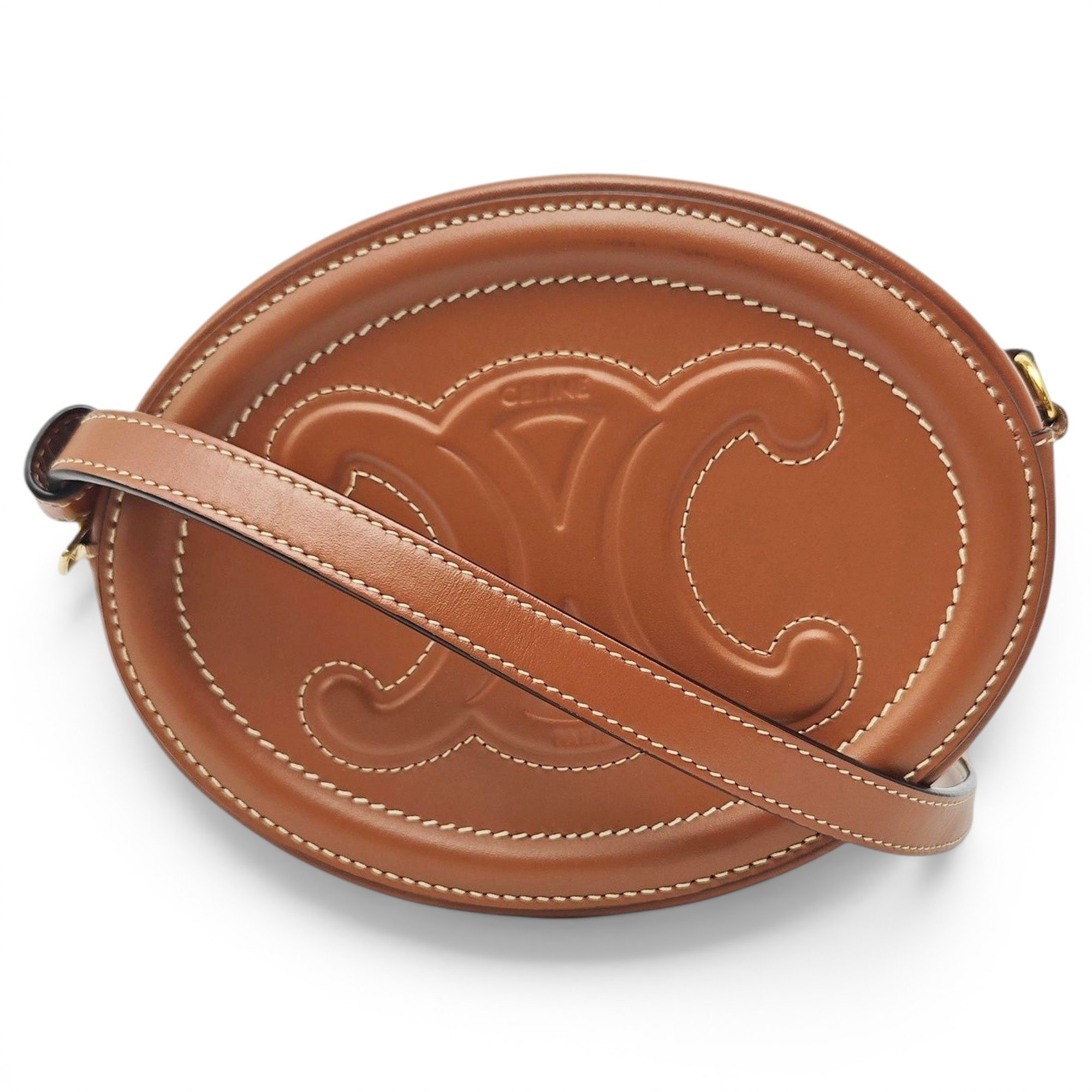 Triomphe leather handbag