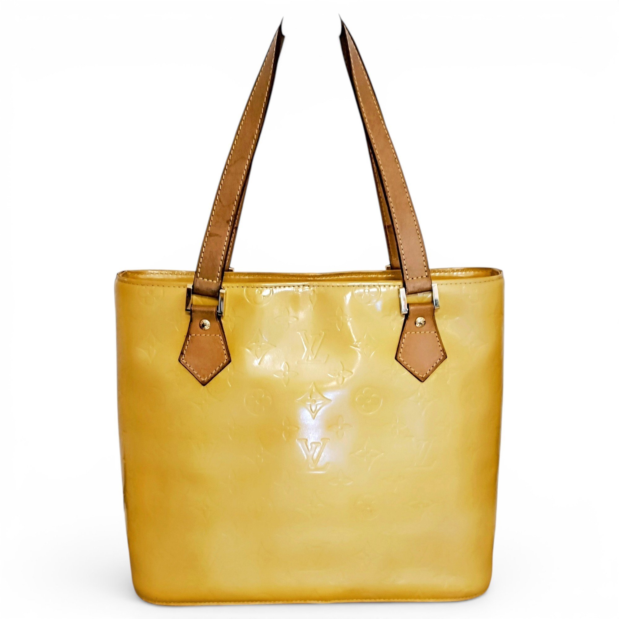Houston patent leather handbag
