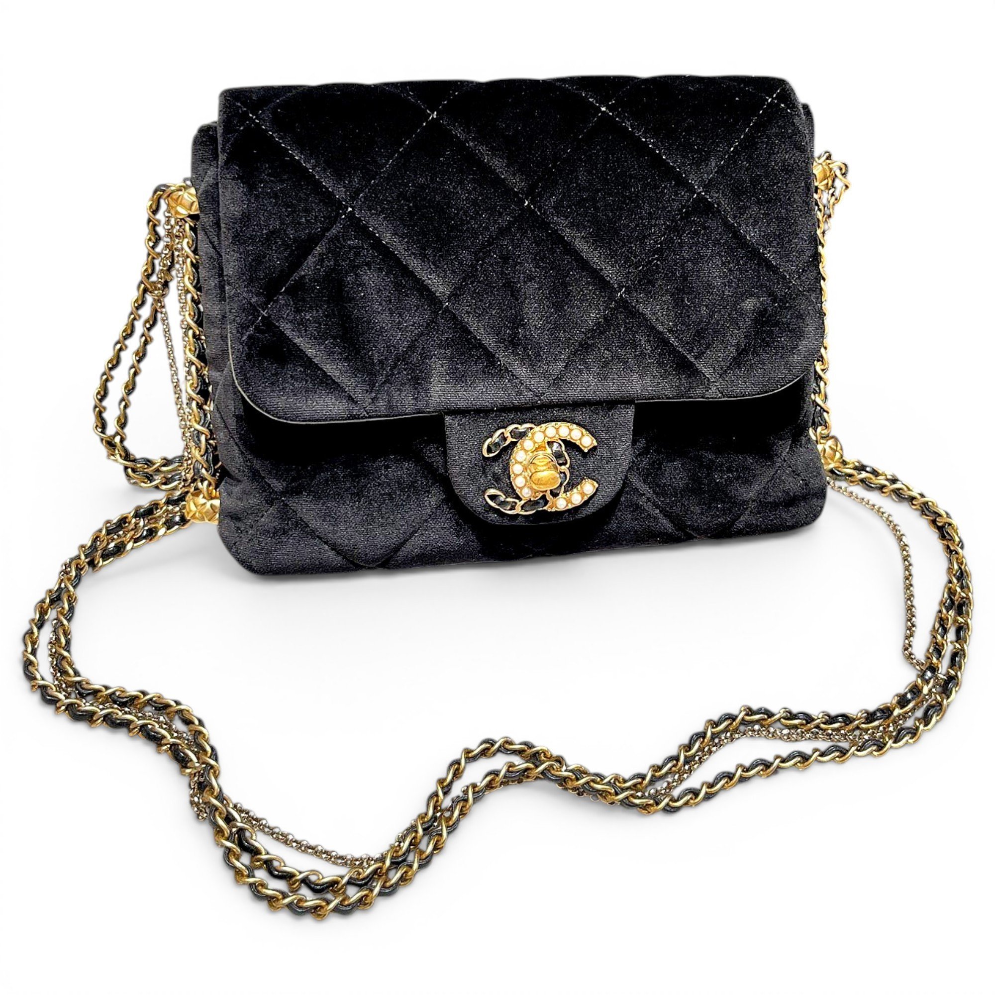 Timeless/Classique velvet crossbody bag