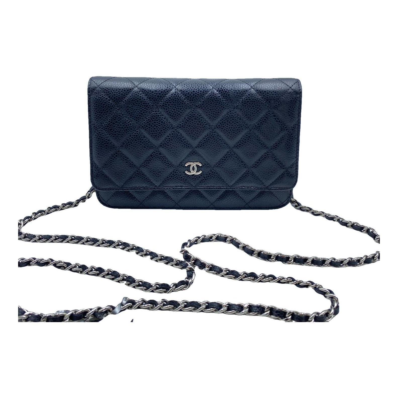 Wallet On Chain Timeless/Classique leather handbag