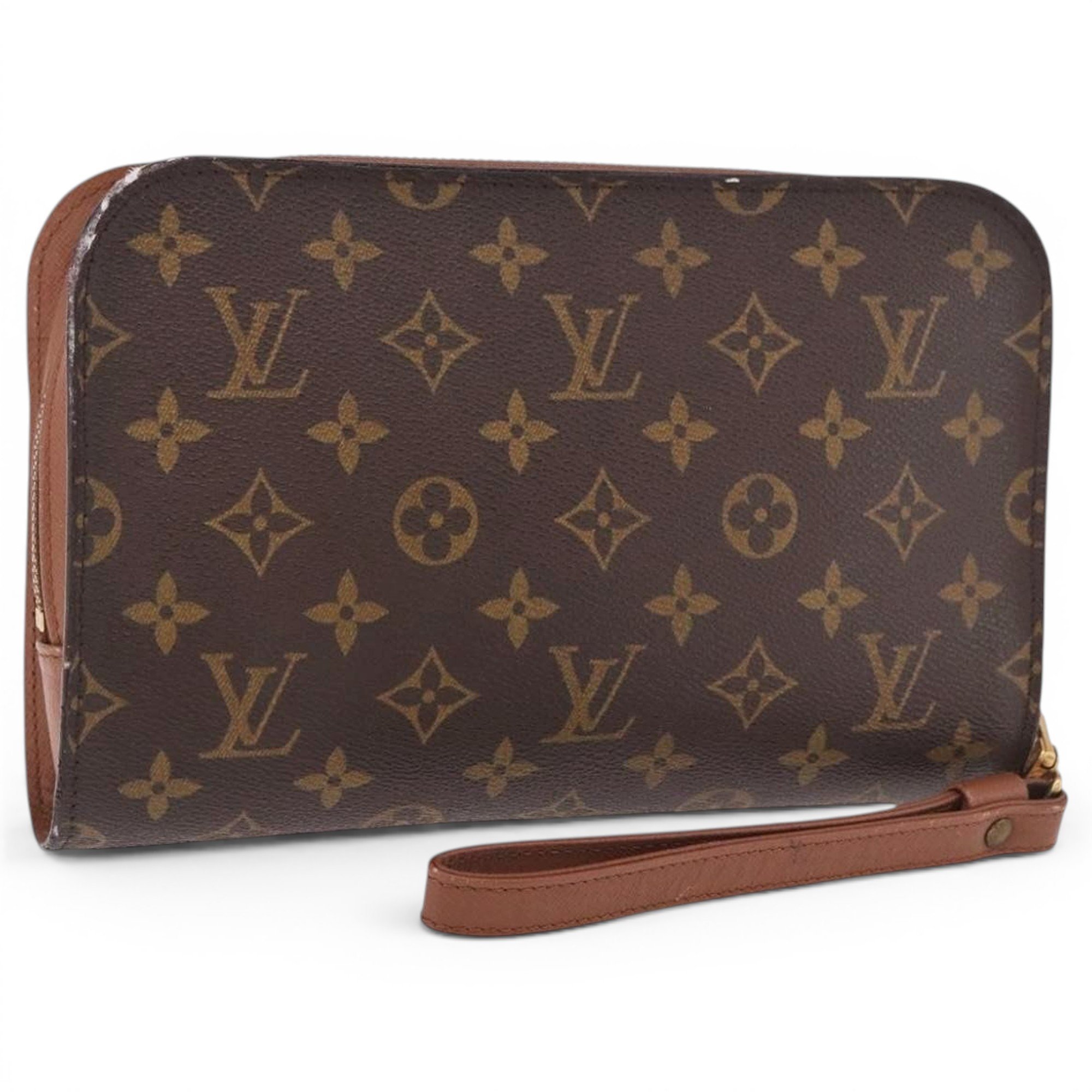 Orsay leather clutch bag