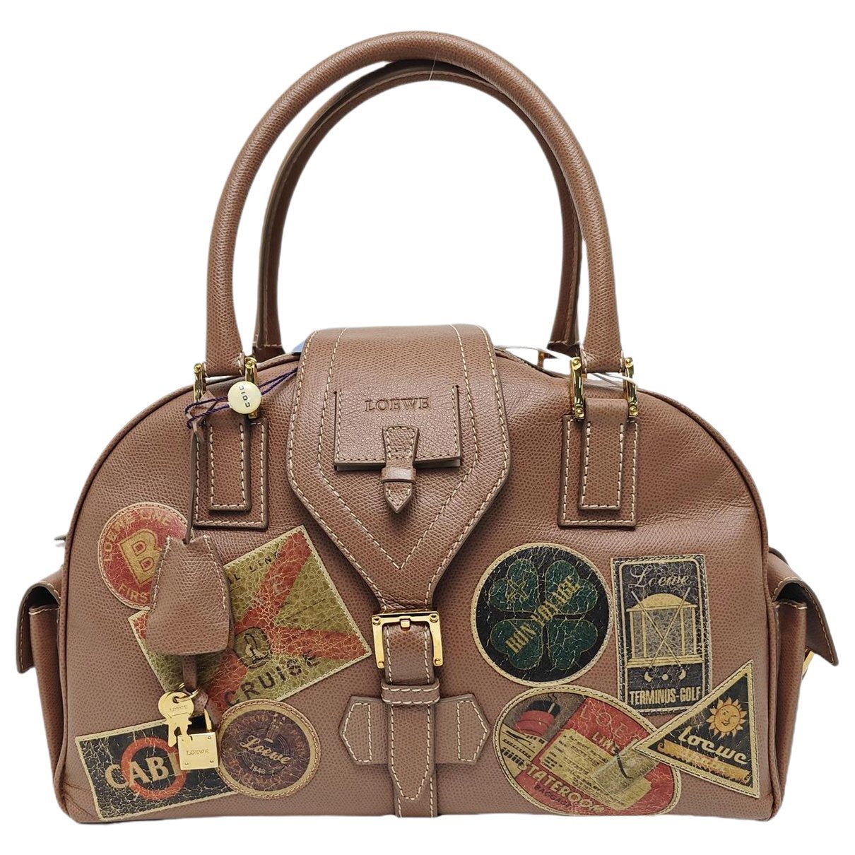 Leather handbag