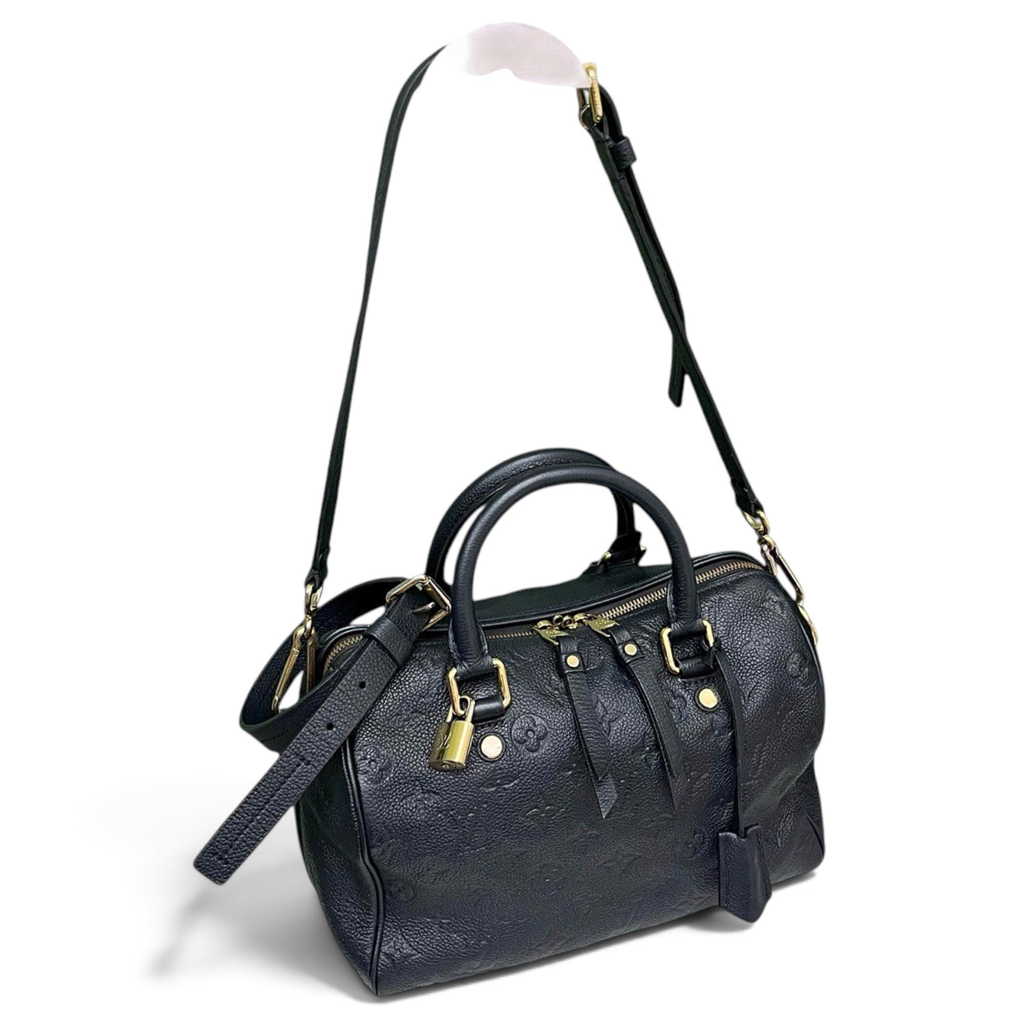 Speedy leather handbag