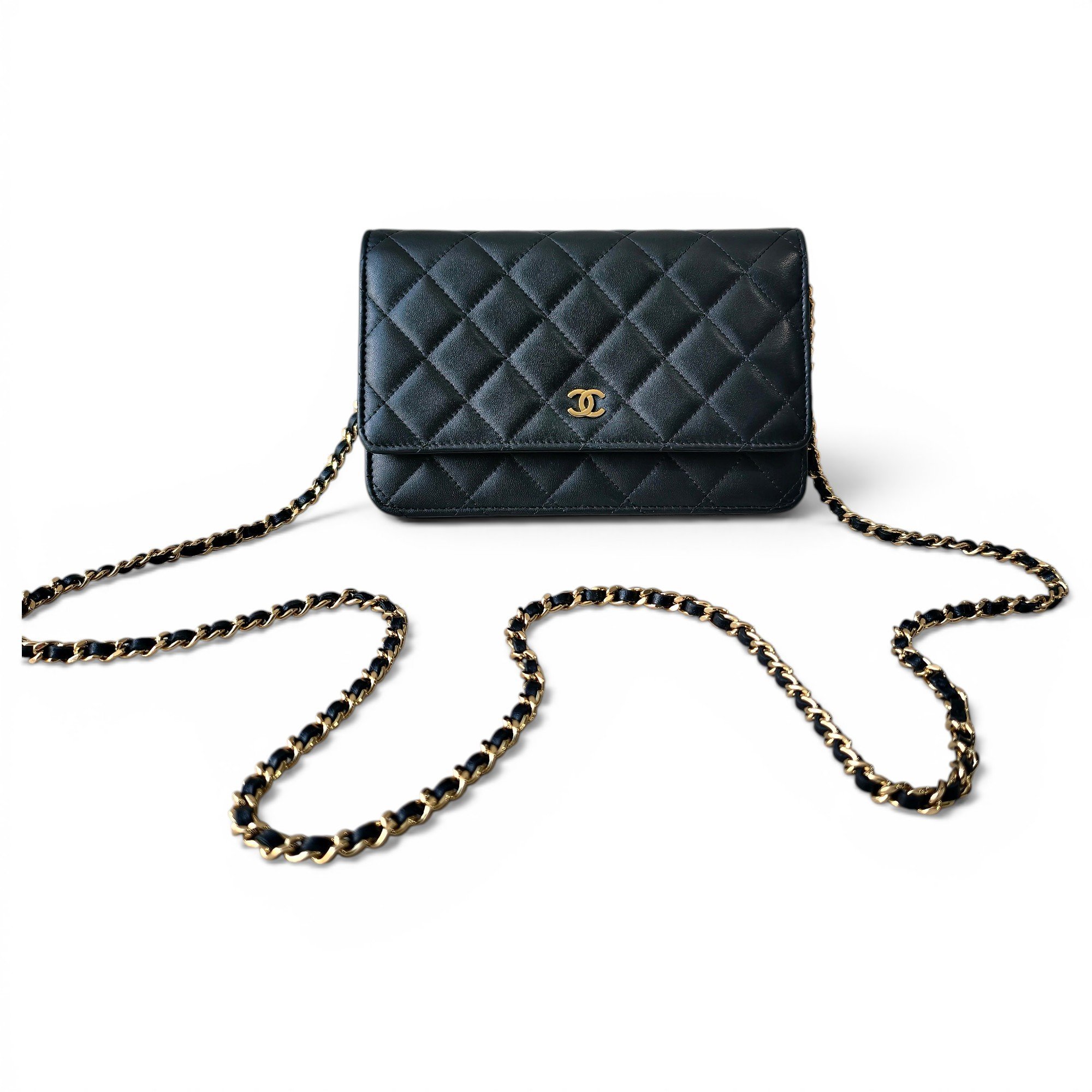 Wallet On Chain Timeless/Classique leather handbag
