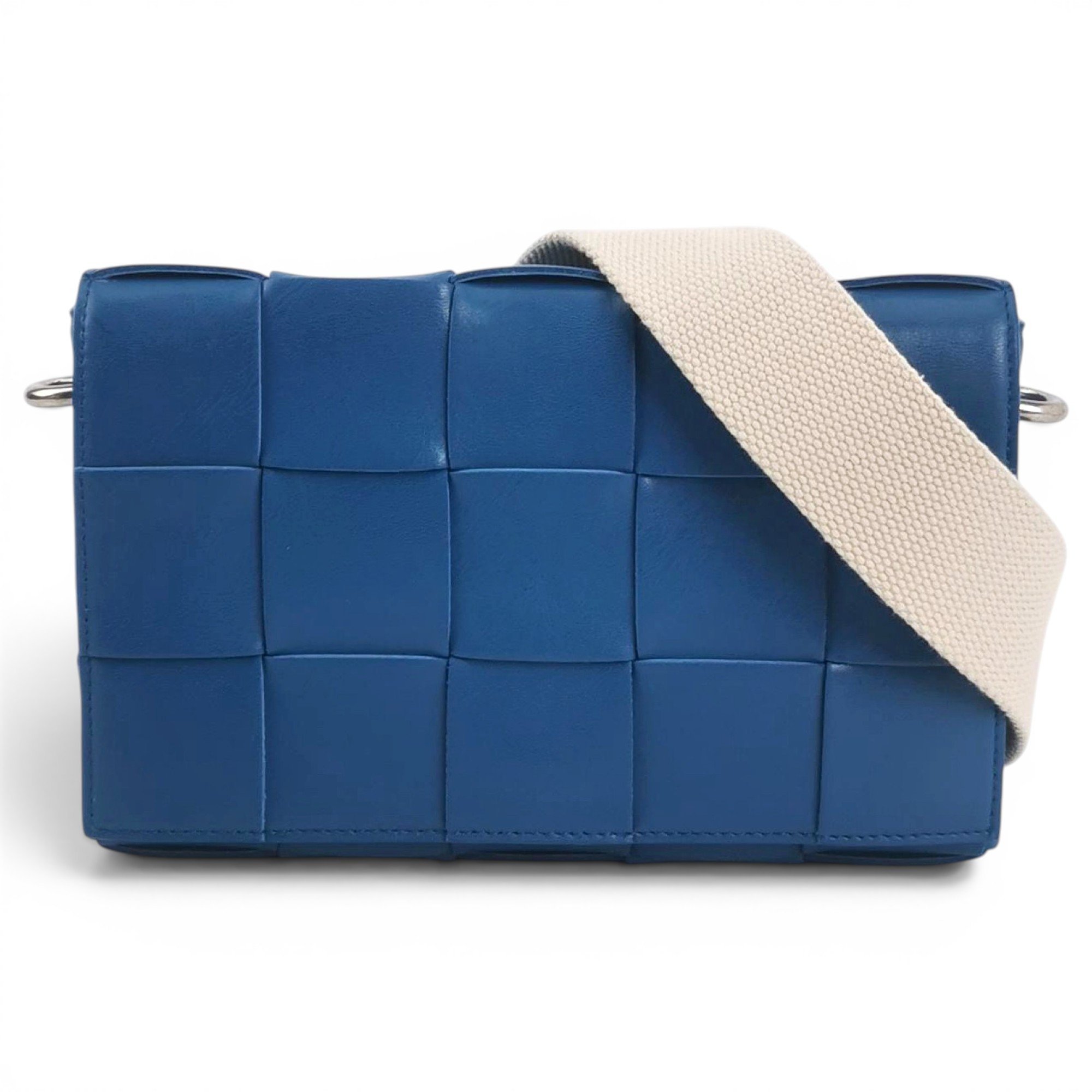 Cassette leather handbag