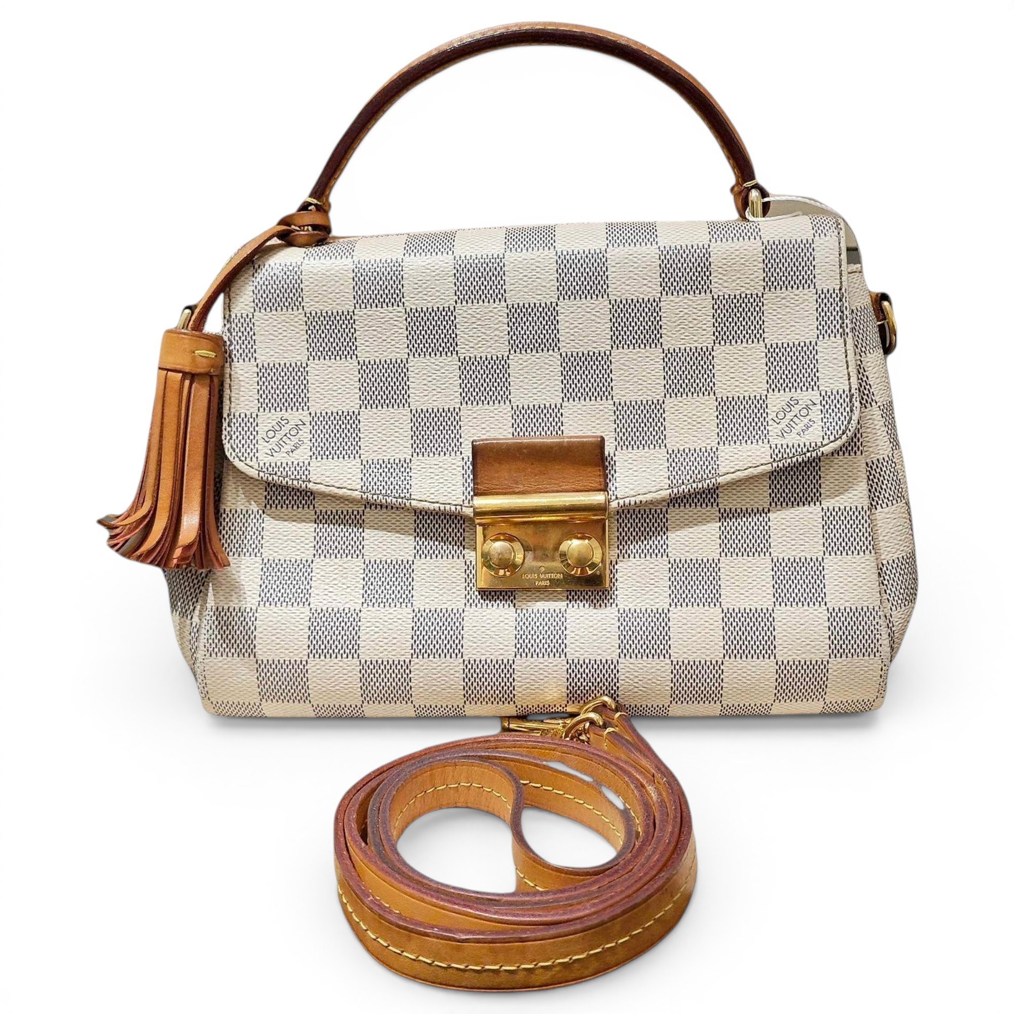 Croisette leather handbag