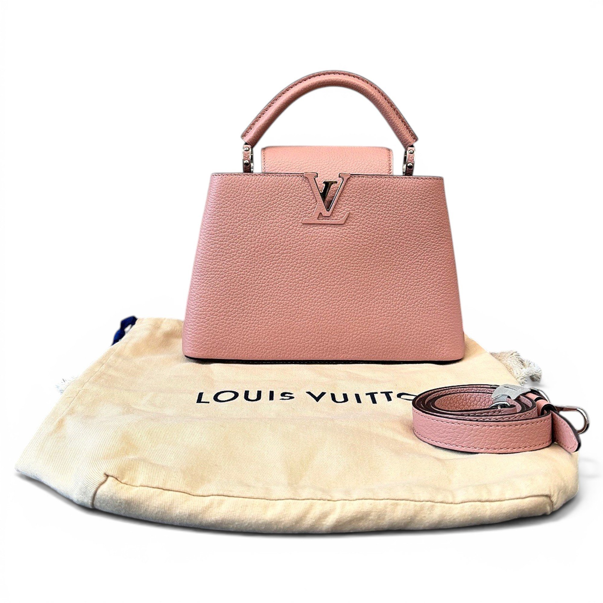 Capucines leather handbag