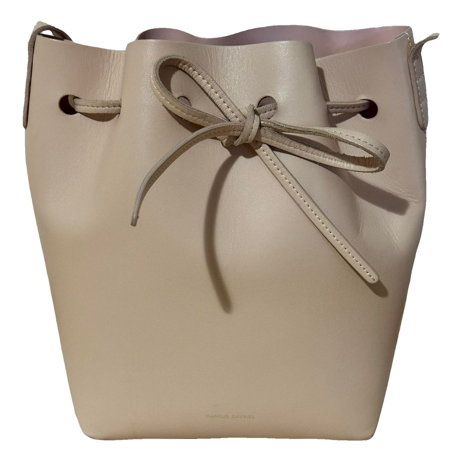 Mansur Gavriel Bucket leather crossbody bag